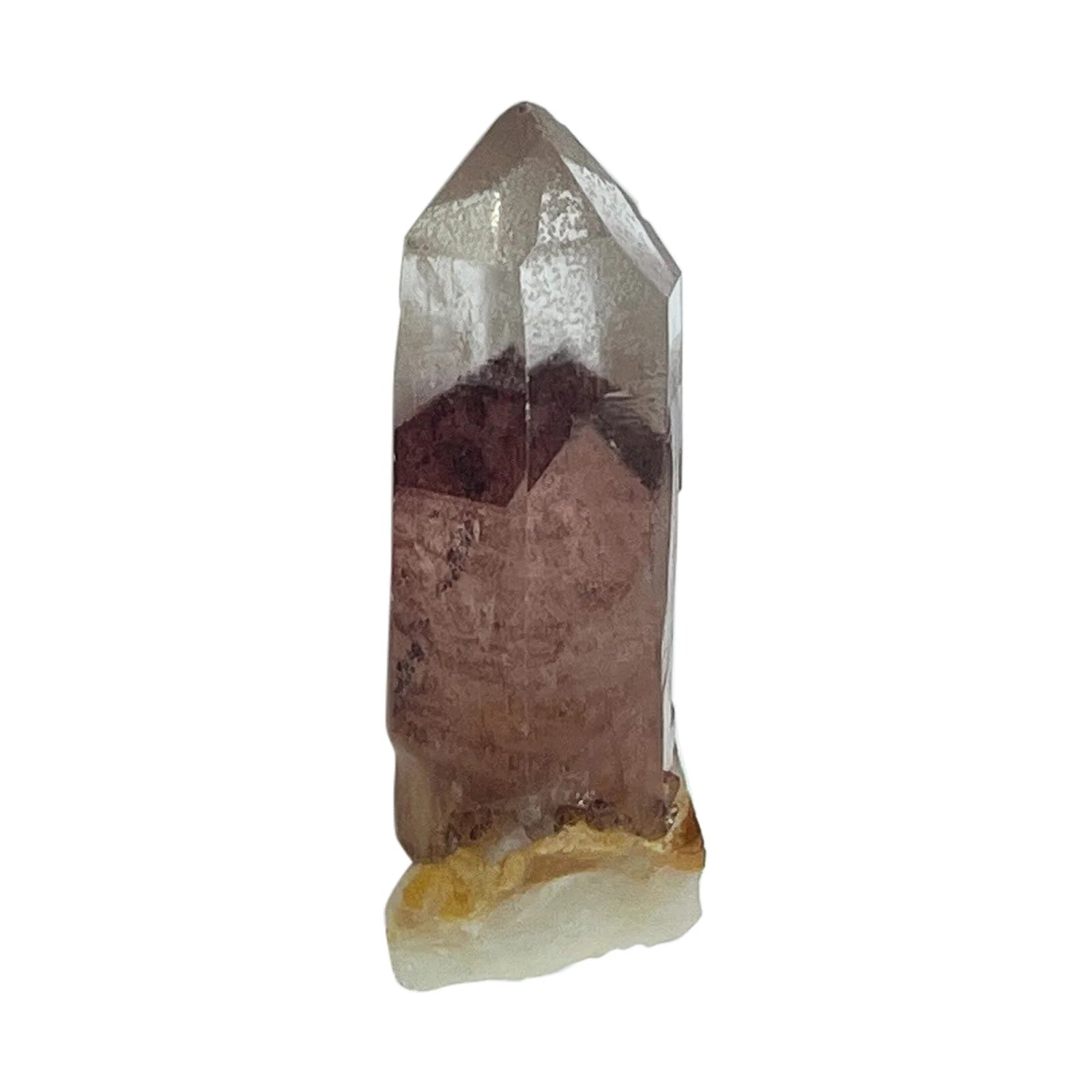 Natural Red Phantom Quartz Crystal Gemstone – Rare Healing Stone for Energy Work, Meditation & Spiritual Growth | Mineral Specimen RCR303 | Perfect for Reiki, Chakra Balancing & Home Decor
