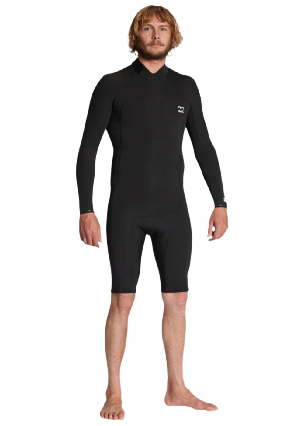 Billabong Men's 2mm Absolute Back Zip Long Sleeve Springsuit Wetsuit for Surfing, Diving & Water Sports | Warm & Flexible Neoprene Protection