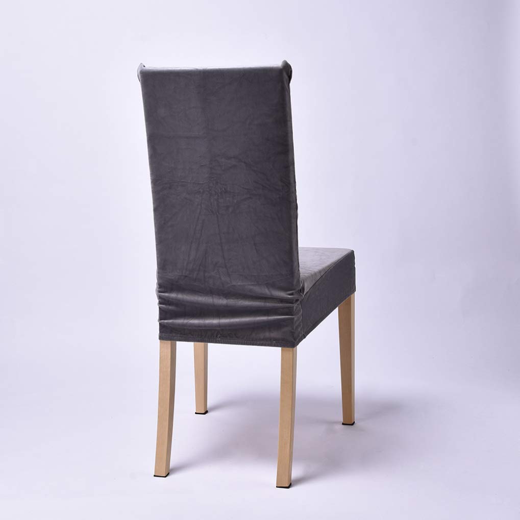 1/4/6/10 Pack Washable Stretch Spandex Dining Chair Covers - Universal Fit Furniture Protector Slipcovers for Living Room, Kitchen & Dining Room - Easy to Clean & Durable Seat Covers for Home Decor & Daily Use