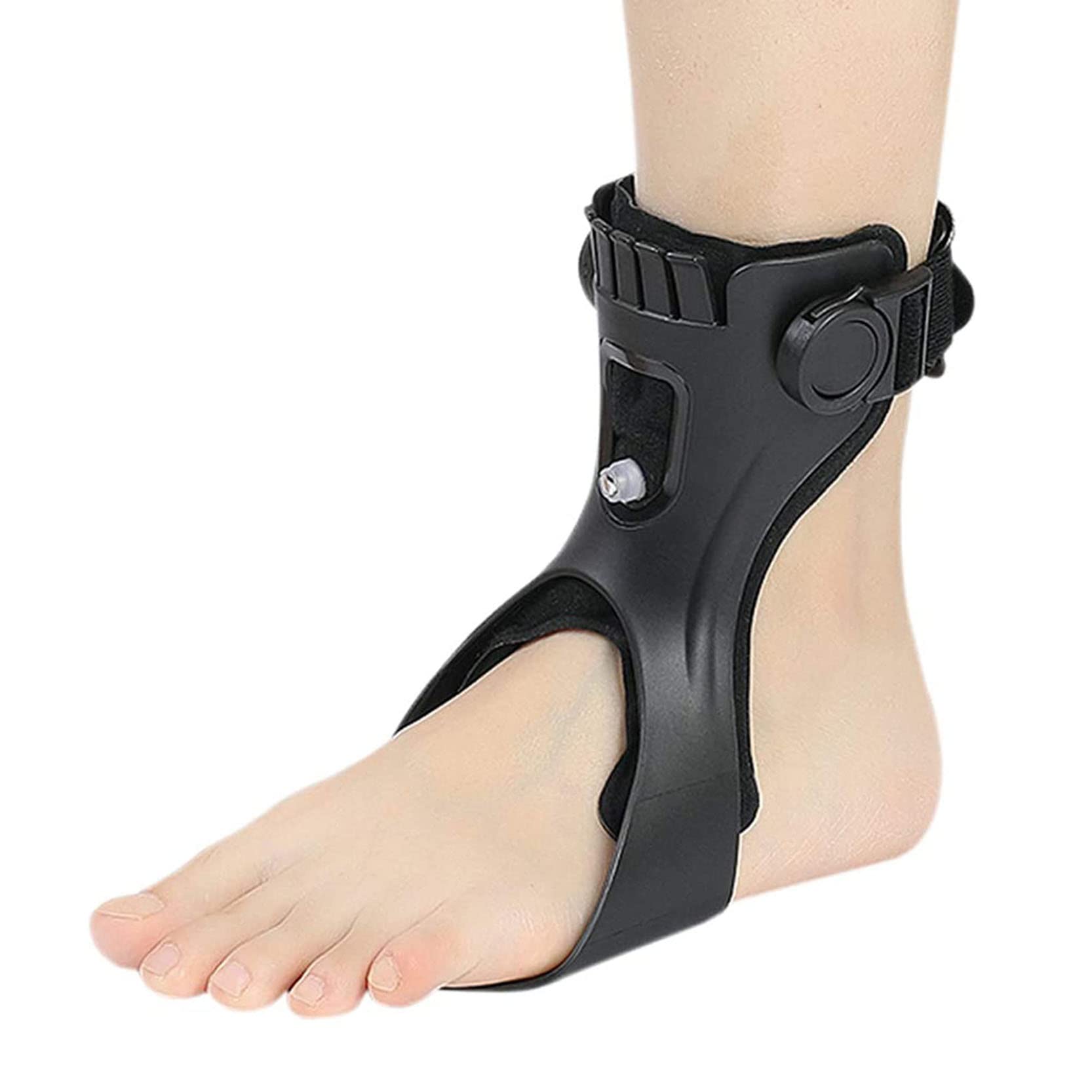 Upgraded Drop Foot Brace with Inflatable Airbag - Medical Ankle Orthosis Support for Hemiplegia & Stroke Recovery - Lightweight Balance Aid for Walking Shoes - Ideal for Post-Stroke Rehabilitation & Mobility Assistance