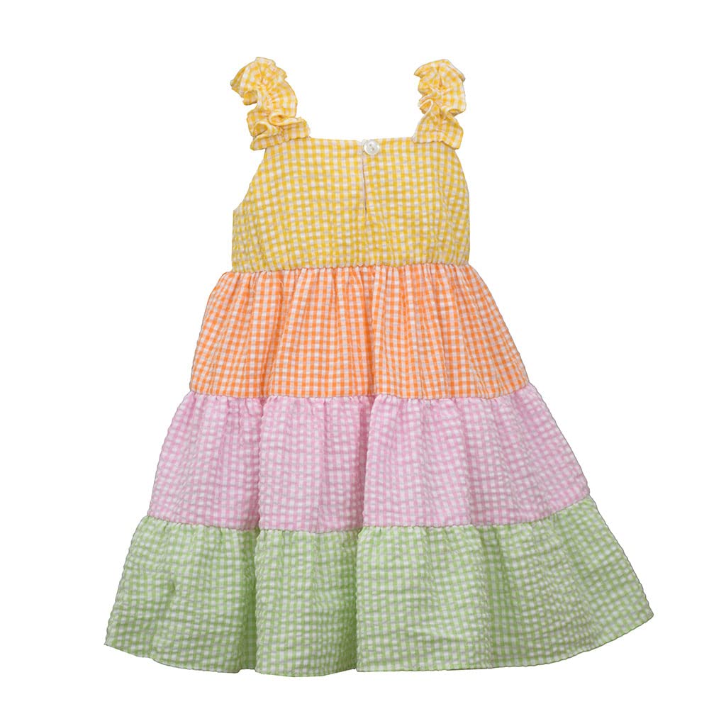 Bonnie Jean Girls' Sundress - Seersucker Summer Dress for Baby, Toddler & Big Girls | Perfect for Beach, Birthday Parties & Family Outings