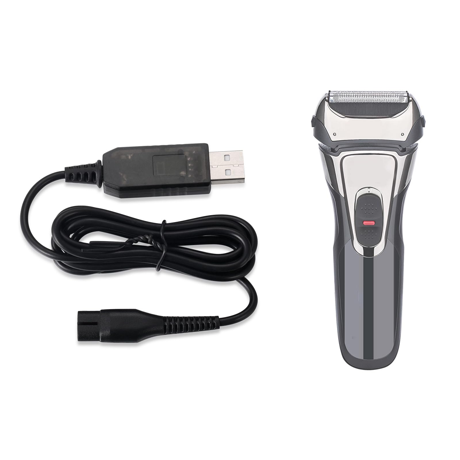 USB Shaver Charger Cable for QP2520/70/90 & QP2620 Series - Replacement Charging Cord for Electric Shavers - Home & Travel Use