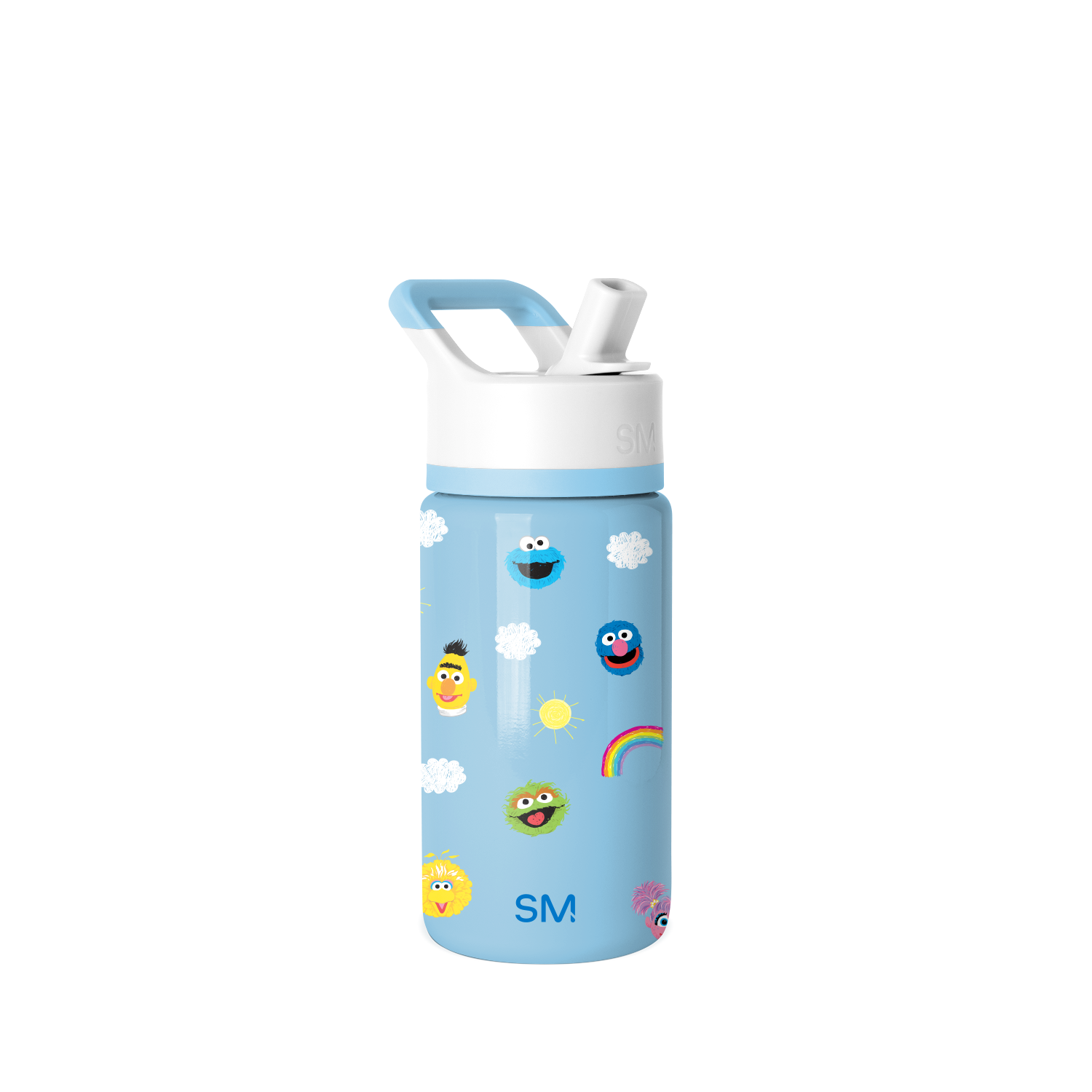 Summit Kids Water Bottle with Straw Lid - BPA Free, Leak Proof, Insulated Stainless Steel Bottle for School, Sports, and Outdoor Activities