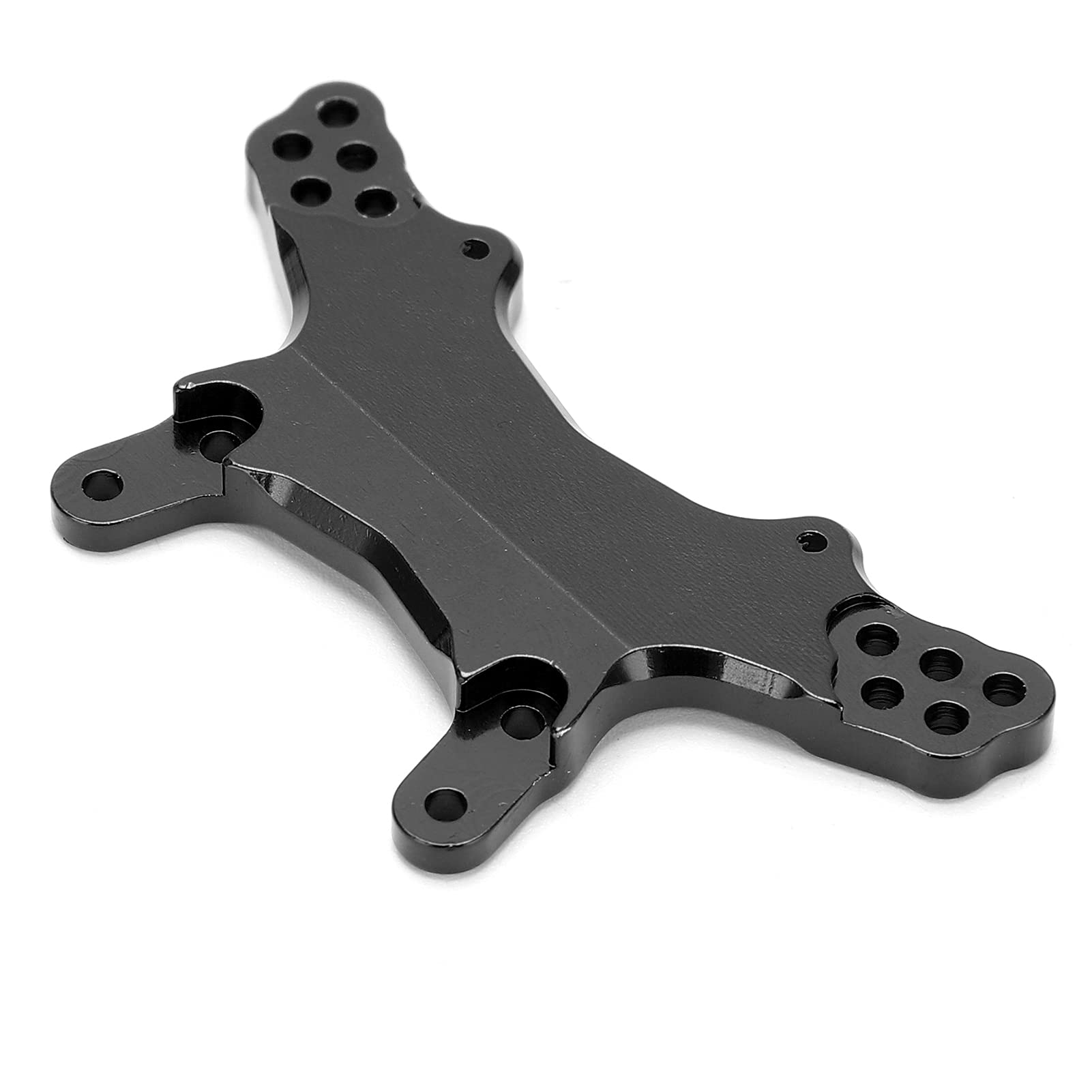 High-Performance 1/18 RC Car Aluminum Front Damper Mount - Wear-Resistant & Durable Upgrade Part for Jazar RC Models (Black) | Perfect for Off-Road Racing & RC Car Performance Tuning
