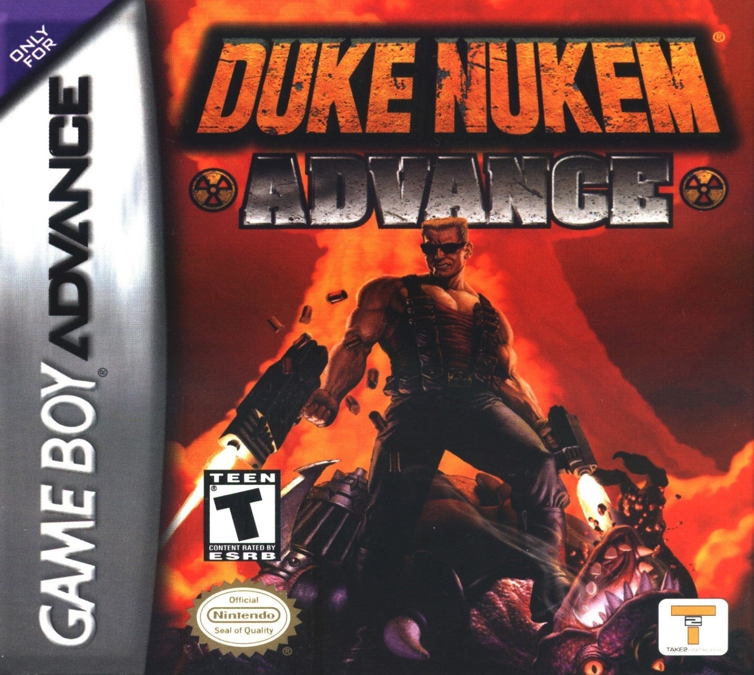 Duke Nukem Advance - Classic Action Shooter Game for GBA | Portable Gaming for Travel & Commute