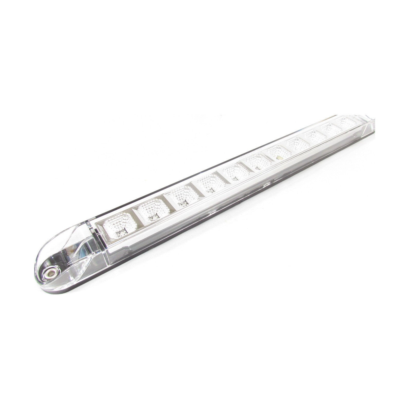 Fortpro 17 x 1 3/8 Inch LED Light Bar with 11 High-Power LEDs & Chrome Reflector - Perfect for Off-Road Trucks, ATVs, and Marine Boats Lighting