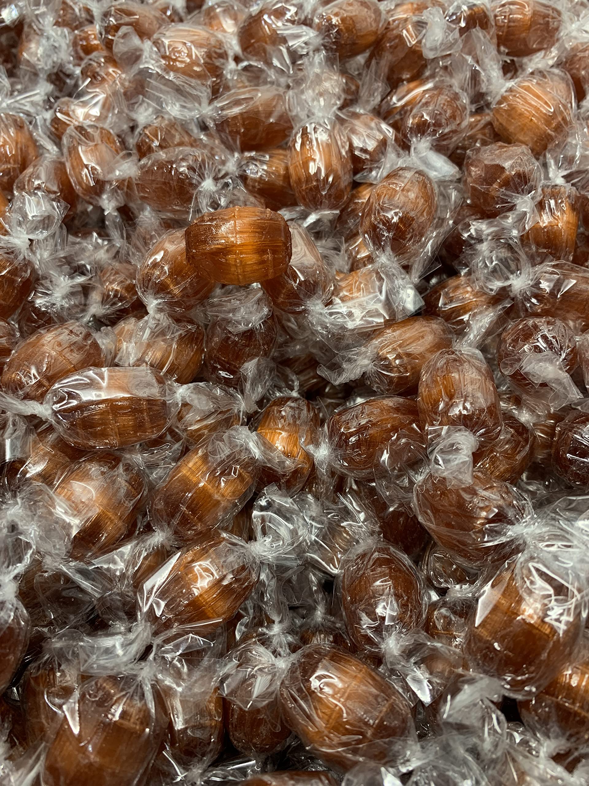 Old Fashioned Root Beer Barrel Hard Candy - Individually Wrapped, 2lb Bulk Bag - Classic Rootbeer Flavor for Parties, Gifts & Nostalgic Treats