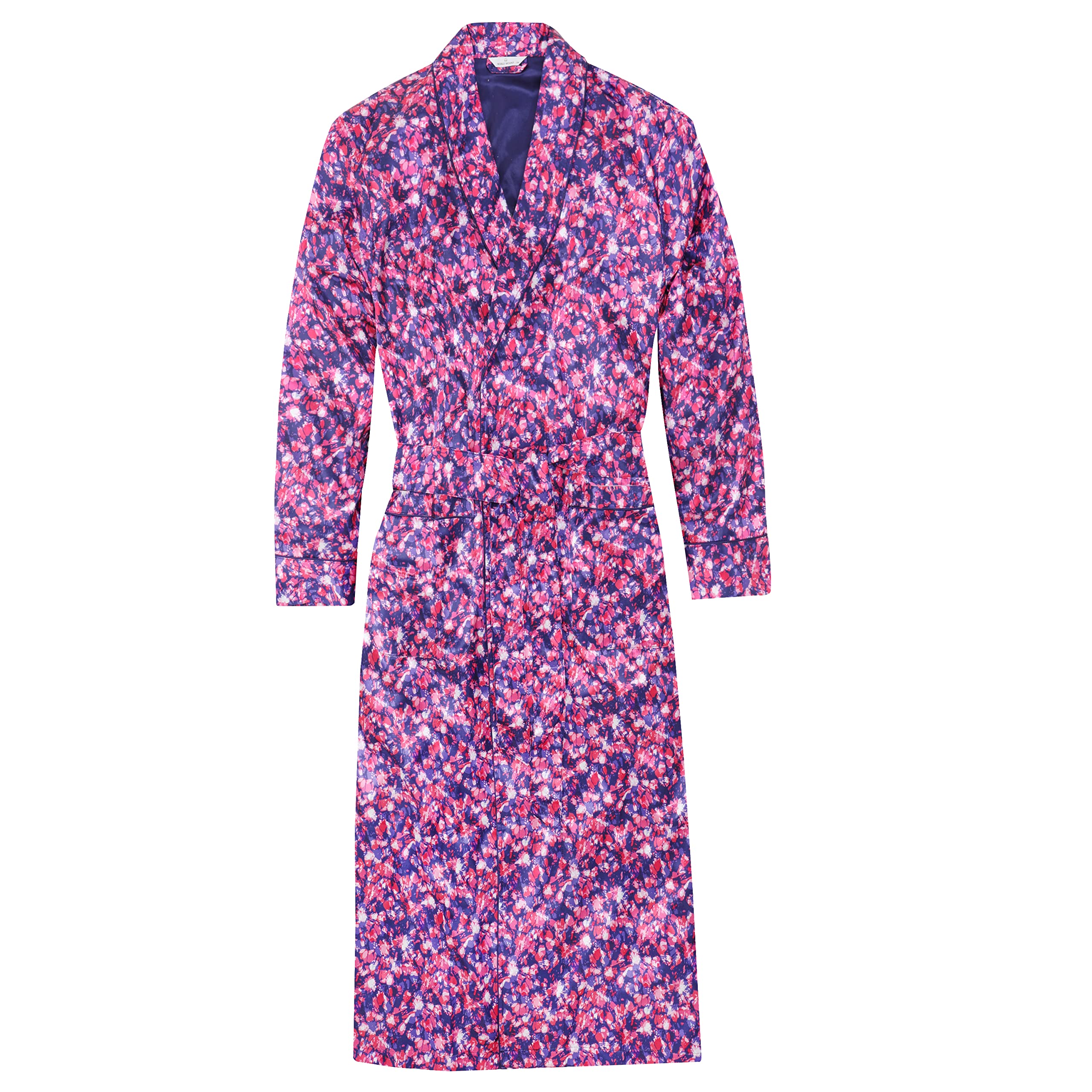 Premium Men's Satin Robe - Lightweight Silky Smoking Robe for Lounge & Home Wear | Elegant Sleepwear & Spa Robe for Relaxation