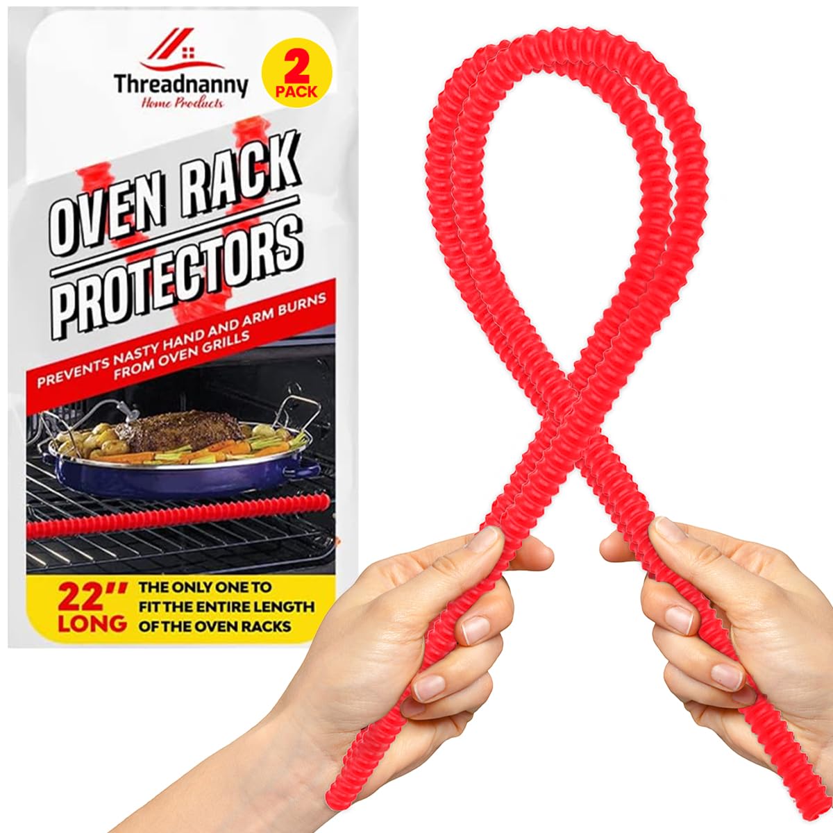 Heat Resistant Silicone Oven Rack Shield Guard - 22
