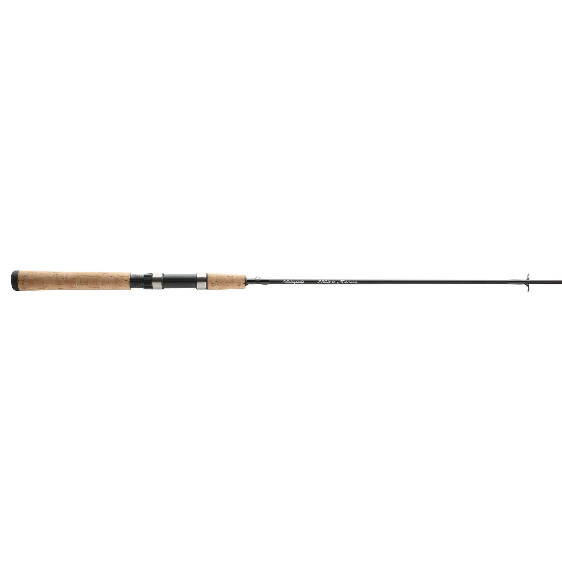 Micro Series Spinning Fishing Rod - Lightweight Graphite Freshwater & Saltwater Fishing Pole for Bass, Trout, and Walleye | Perfect for Shore Fishing, Boat Angling, and Kayak Adventures