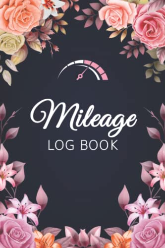 Best Mileage Log Book for Taxes & Business | Vehicle Mileage Tracker with Odometer | 6