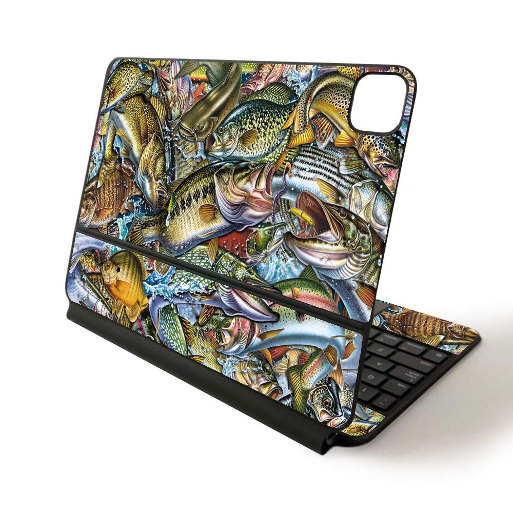 MightySkins Vinyl Skin Cover for Apple Magic Keyboard iPad Pro 11-inch (2020) - Sushi Design | Protective & Durable Decal Wrap | Perfect for Work, Travel & Personal Style Customization
