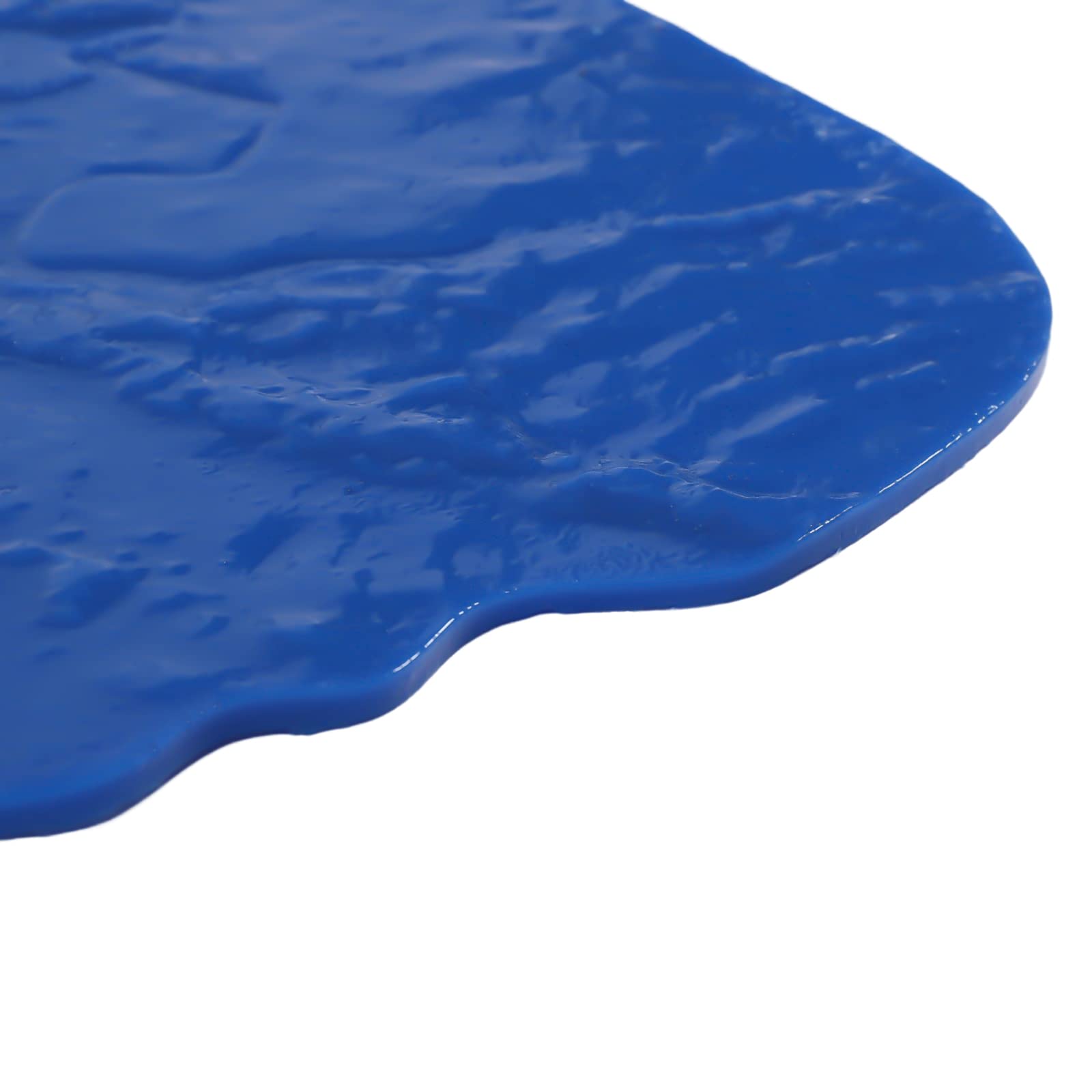 Concrete Stamps Mats Set - 36x36in Seamless Cement Texture Imprint Stamp with Edge Trimmer for DIY Patio, Walkway & Driveway Decoration (Blue)