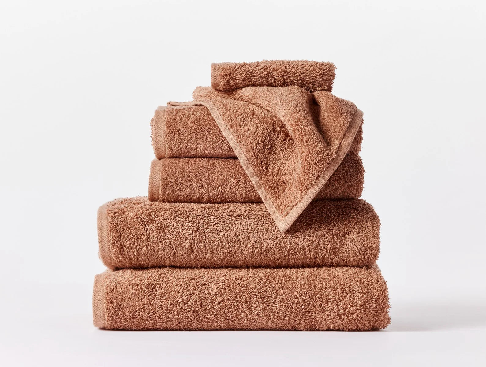 Organic Cotton Cloud Loom Bath Towels & Bath Mat Set - Ultra Soft & Absorbent for Spa, Bathroom & Luxury Home Decor