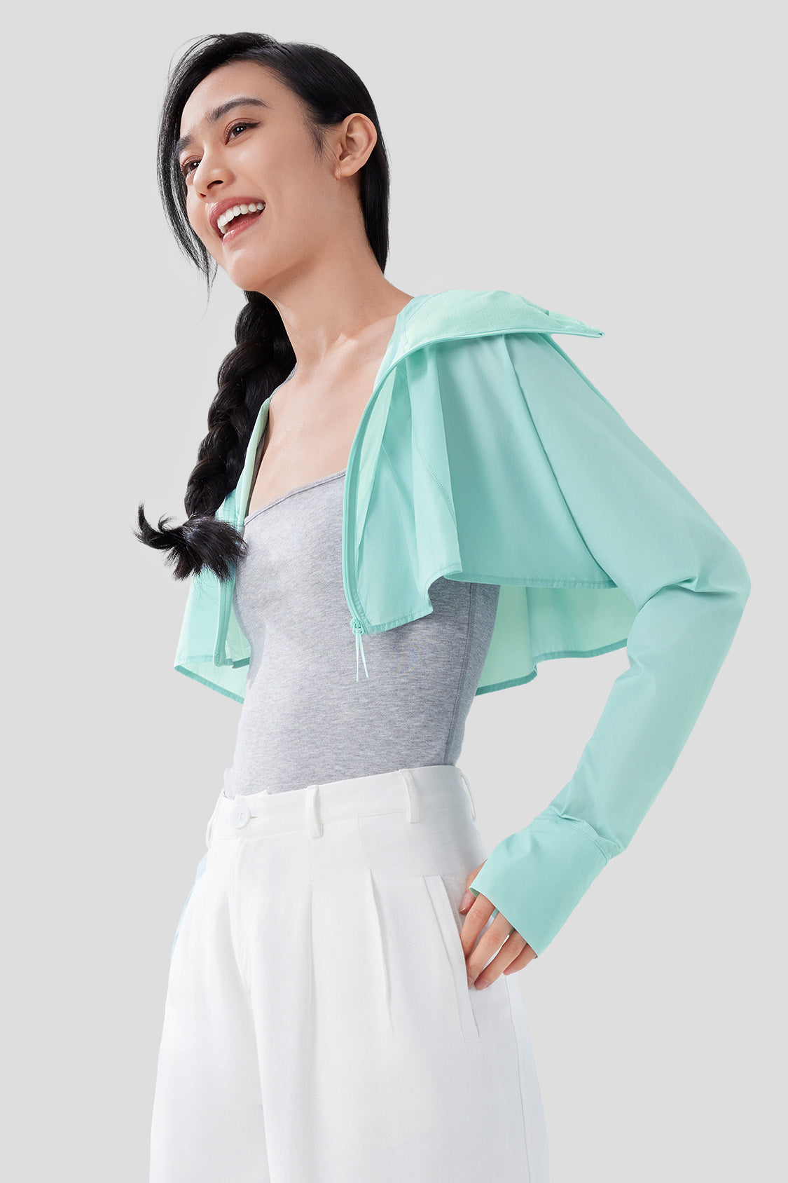 Airyace Ultralight UPF50+ Sun Protection Shrug - Lightweight UV Protective Cover Up for Women, Perfect for Beach, Pool & Outdoor Activities