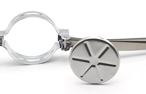 ELEOPTION Professional Stainless Steel Potato Ricer & Fruit Press - 2 Pack with Soft Touch Black Handles for Baby Food, Mashed Potatoes, and Purees | Perfect for Home Cooking, Restaurants, and Meal Prep