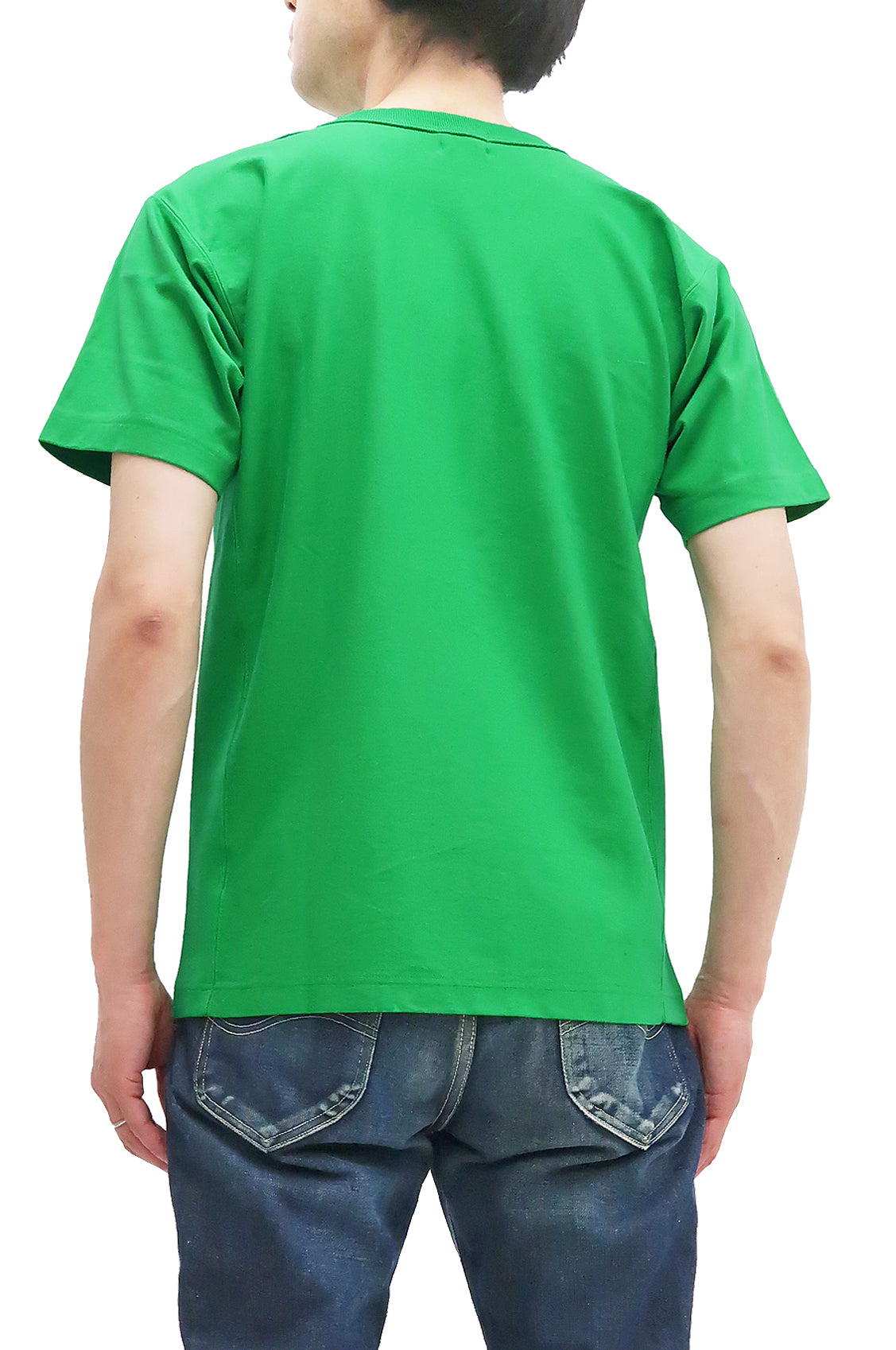Whitesville Plain T-Shirt for Men - Heavyweight Short Sleeve Tee with Rib Side Panels (WV78930-144, Kelly Green) - Perfect for Casual Wear, Gym & Everyday Outfits