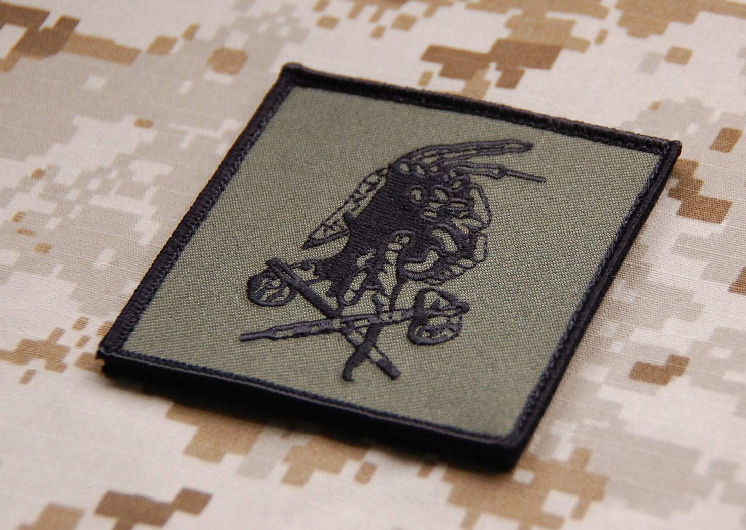 NSWDG Red Squadron Team Patch - OD Version AOR2 Camo - DEVGRU ST6 Seal Team 6 Bin Laden Raid Military Morale Patch - Perfect for Tactical Gear, Military Collectors & History Enthusiasts