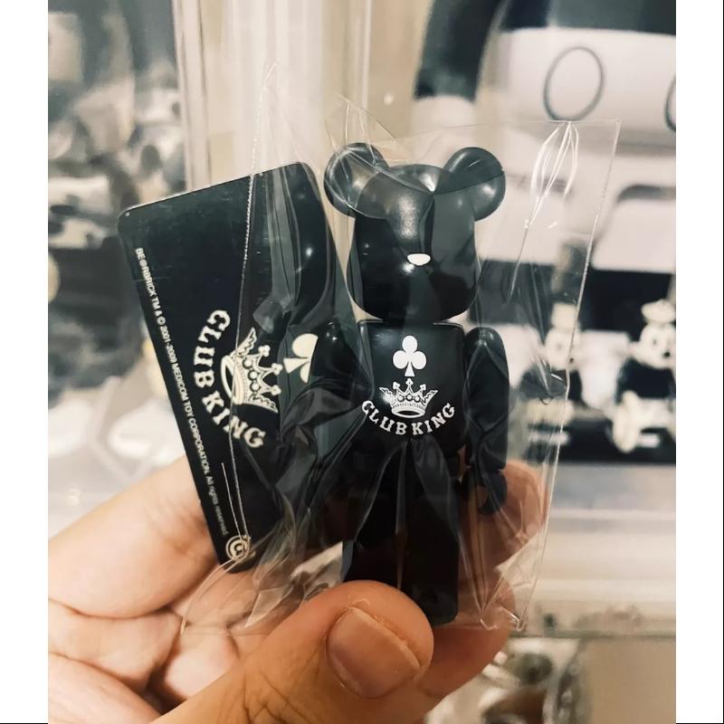Bearbrick Series 18 Super Secret CLUB KING 100% Collectible Figure - Limited Edition Art Toy for Display & Collection - Perfect for Home Decor, Office Display, and Anime Fans Gifts