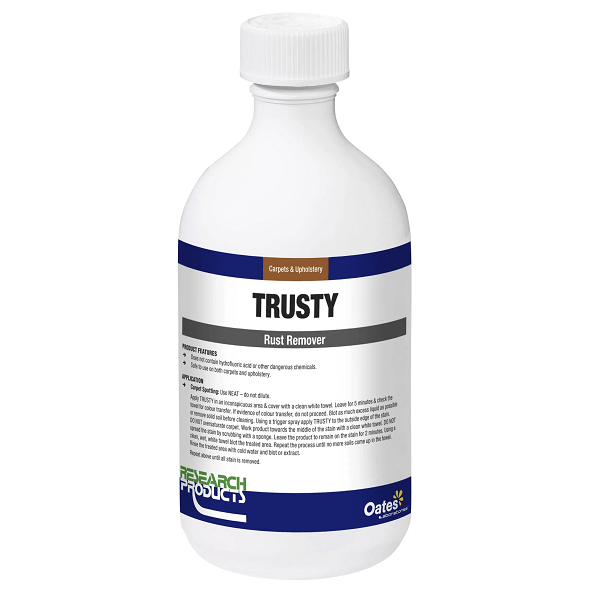 Trusty Carpet Cleaner & Rust Remover Pre-Spray Solution - Professional Stain Treatment for Carpets, Upholstery & Fabrics - Ideal for Home Cleaning, Auto Detailing & Commercial Use