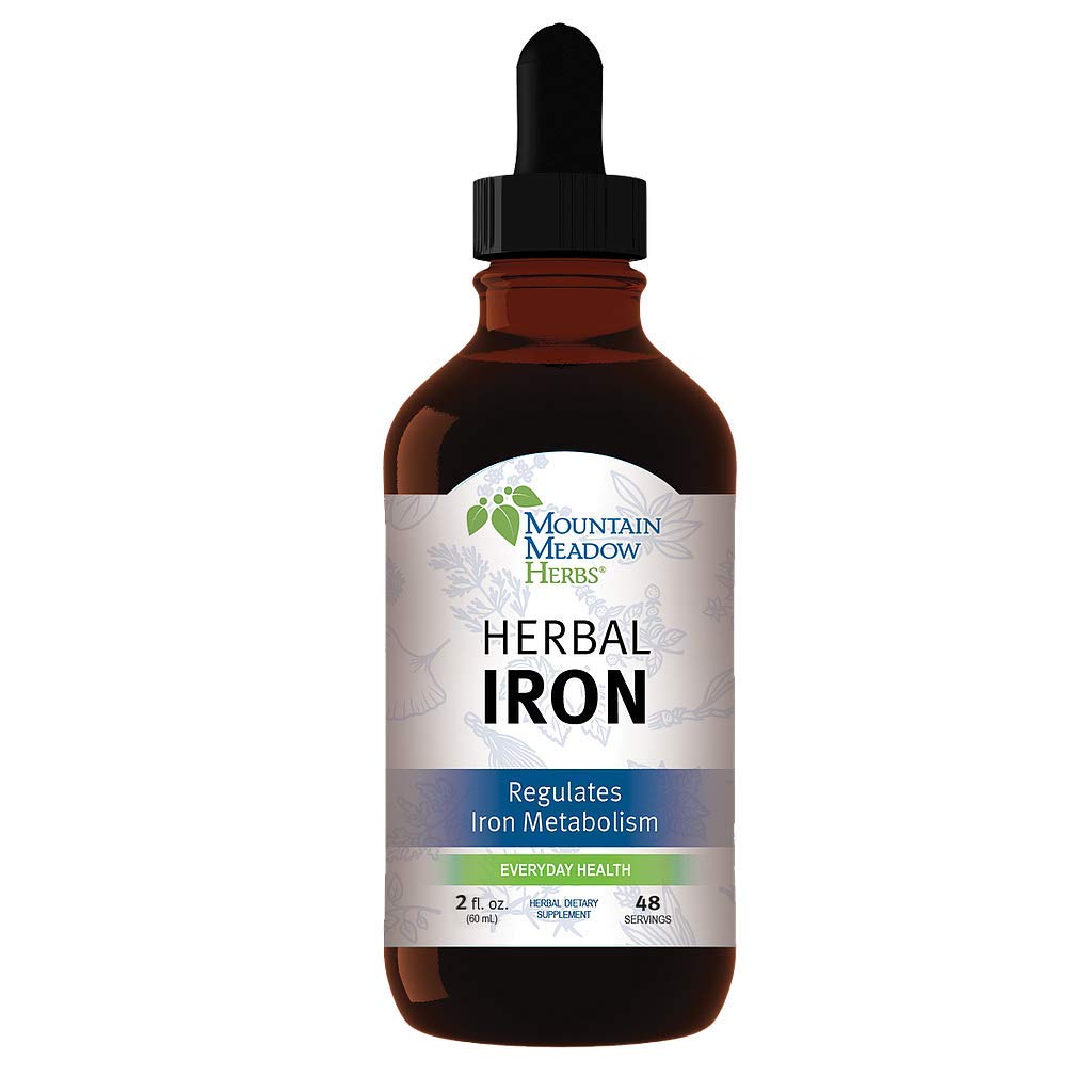 Herbal Iron Supplement - 2 oz Bottle - Supports Healthy Iron Metabolism & Energy Levels - Perfect for Anemia Support & Natural Wellness Routines