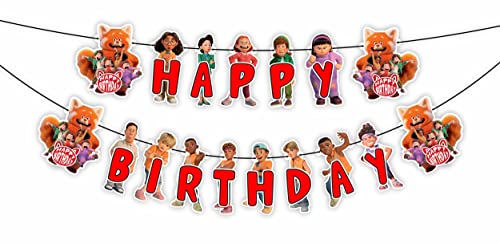 Trning Red Happy Birthday Banner