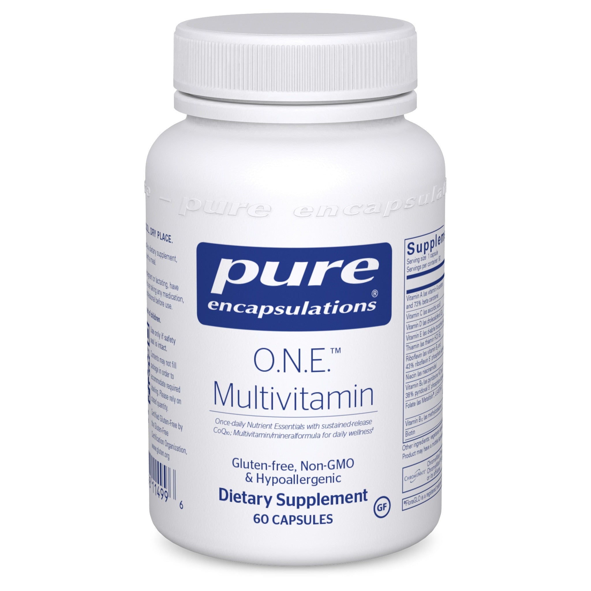 Pure Encapsulations O.N.E.™ Multivitamin - Premium Daily Multivitamin Supplement for Men & Women - Supports Immune System, Energy & Overall Wellness - Ideal for Busy Lifestyles & Active Adults
