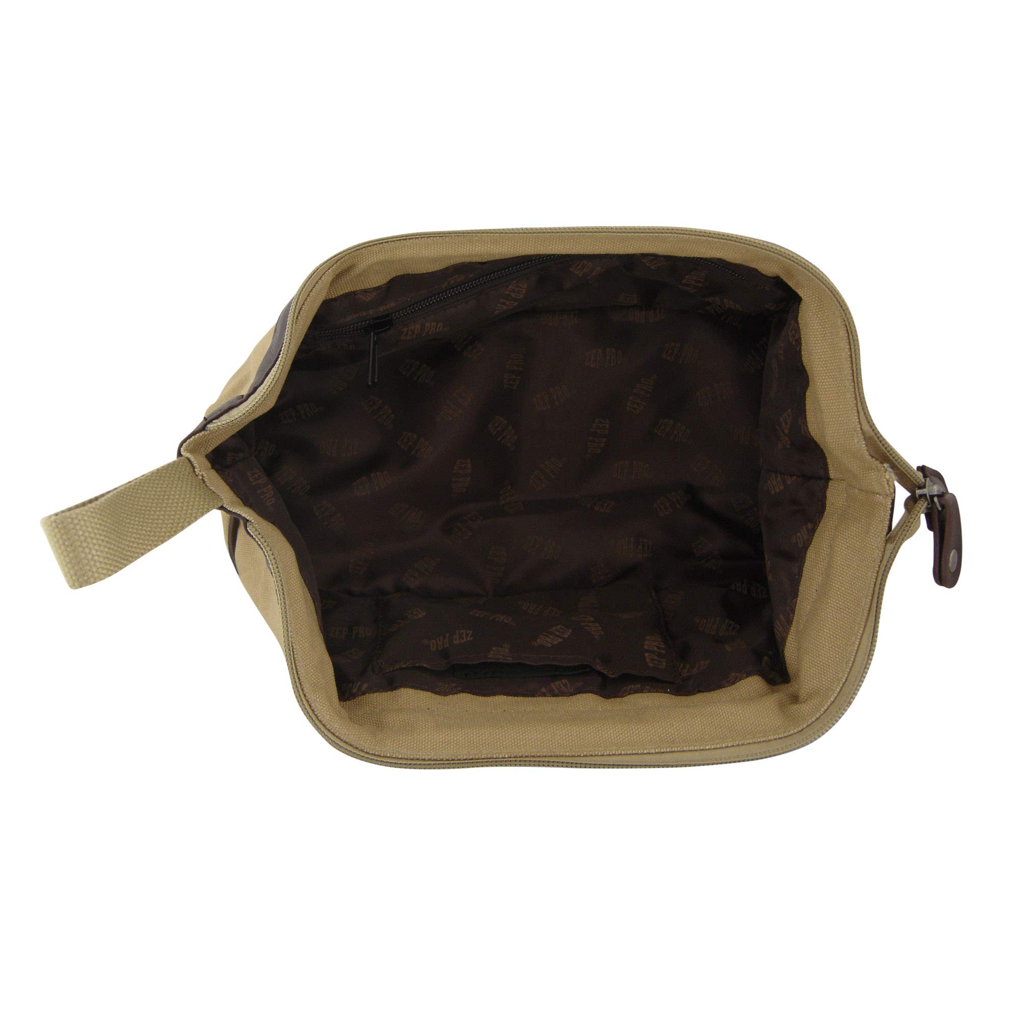 NCAA Mississippi State Bulldogs Men's Canvas Concho Toiletry Bag - Khaki Travel Cosmetic Bag for Gym, Camping & College Dorm Essentials - One Size Fits All