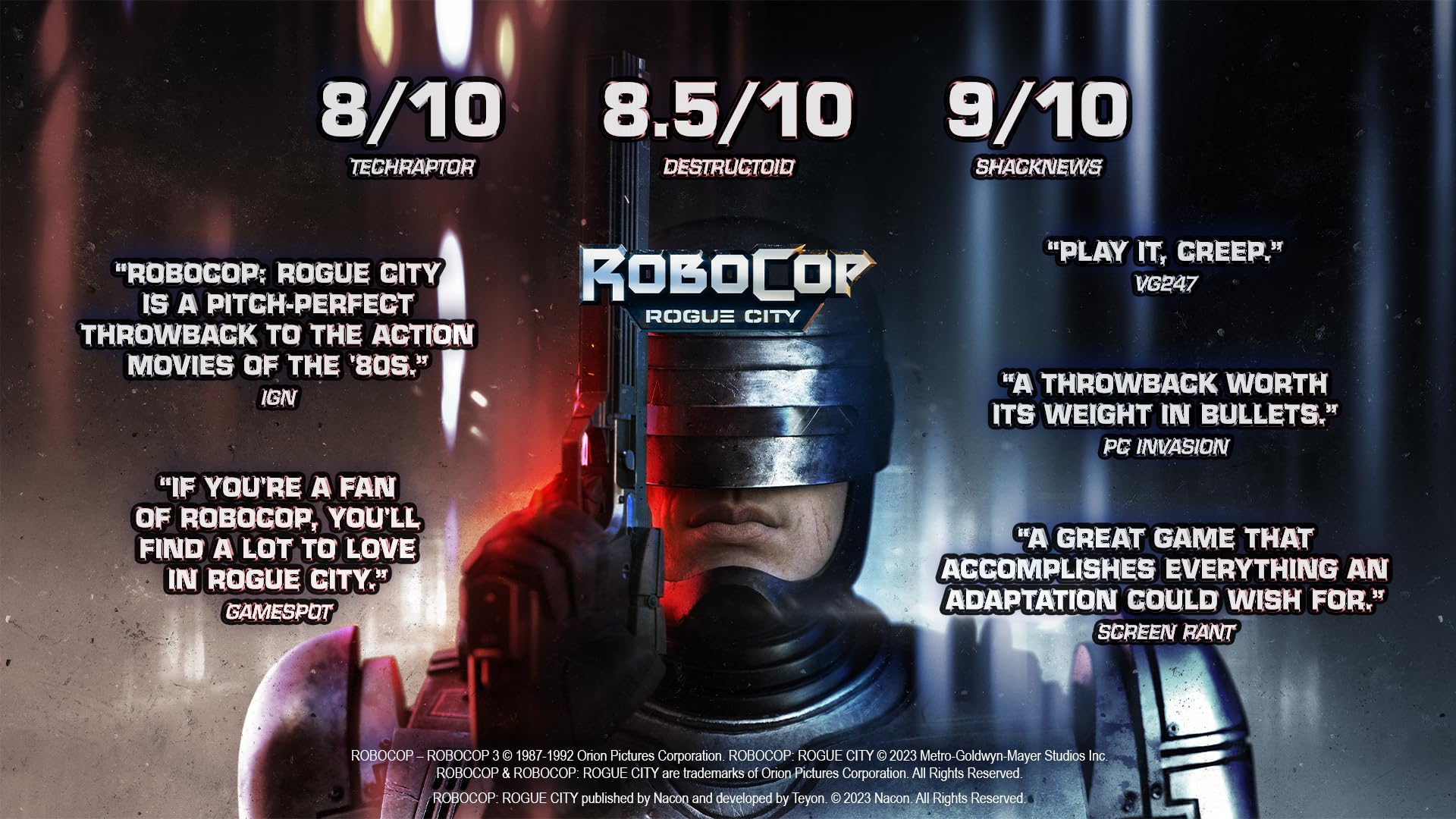 RoboCop Rogue City PS5 Game - Action-Packed First-Person Shooter | Official Licensed Game | Perfect for Fans of Sci-Fi & Action Games | Great for Solo Play & Gaming Nights