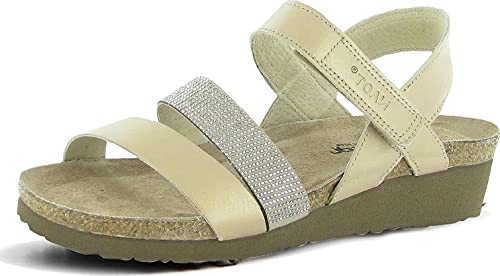 Champagne Lthr/Beige W/Silver Rivets