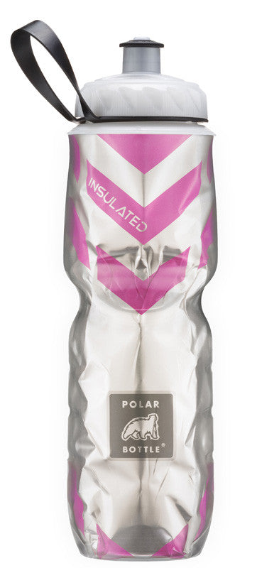 Polar Bottle Chervon 24oz (710mL) Insulated Water Bottle - Leak Proof, BPA Free, Durable Cycling & Sports Bottle for Hiking, Gym, Running & Outdoor Activities