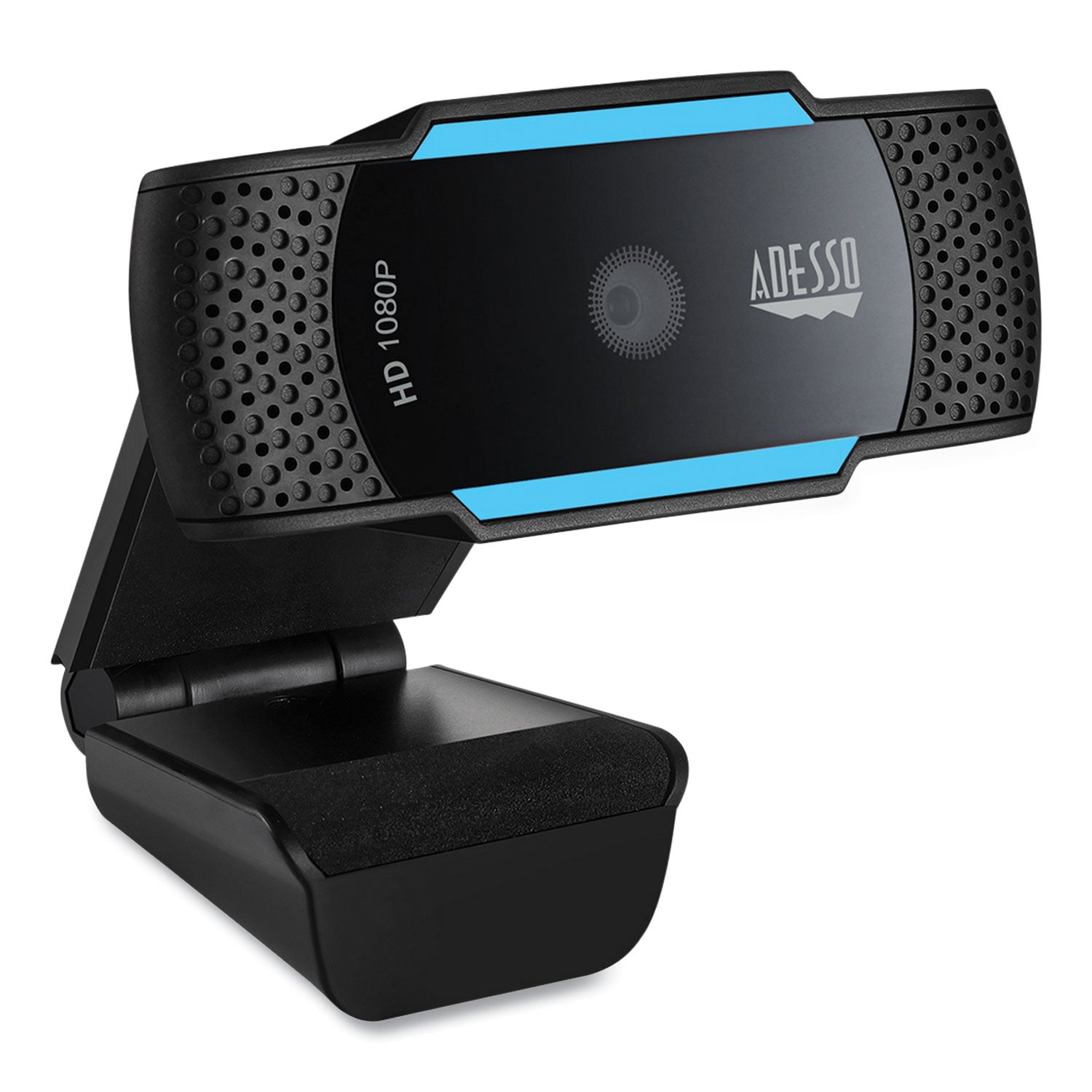 Adesso Cybertrack H5 1080p HD USB Webcam with Built-in Microphone - 2.1MP Autofocus Web Camera for Video Conferencing, Streaming, Online Classes & Remote Work (Black)
