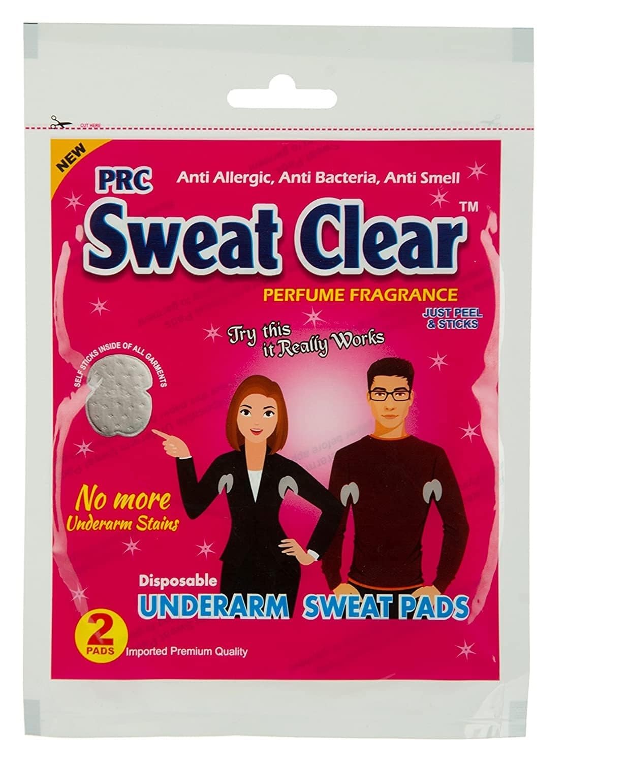 Disposable Underarm Sweat Pads for Men & Women - Highly Absorbent Cotton Saree Pads | Anti-Allergic, Antibacterial & Odor Control | Pack of 10 | Perfect for Gym, Work & Daily Comfort