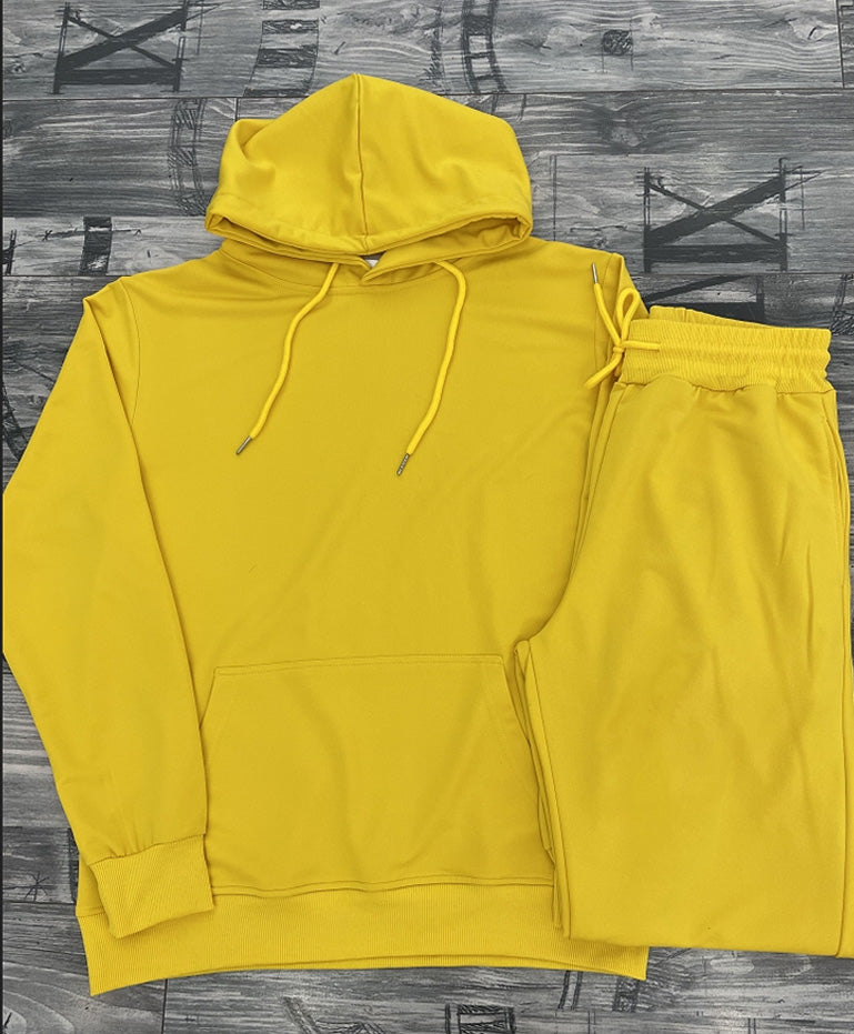 Men's Hooded Sweatshirt Two Piece Suit - Comfortable Cotton Blend Pullover & Jogger Set (XN2067) | Casual Loungewear, Streetwear & Athleisure Outfit for Everyday Wear