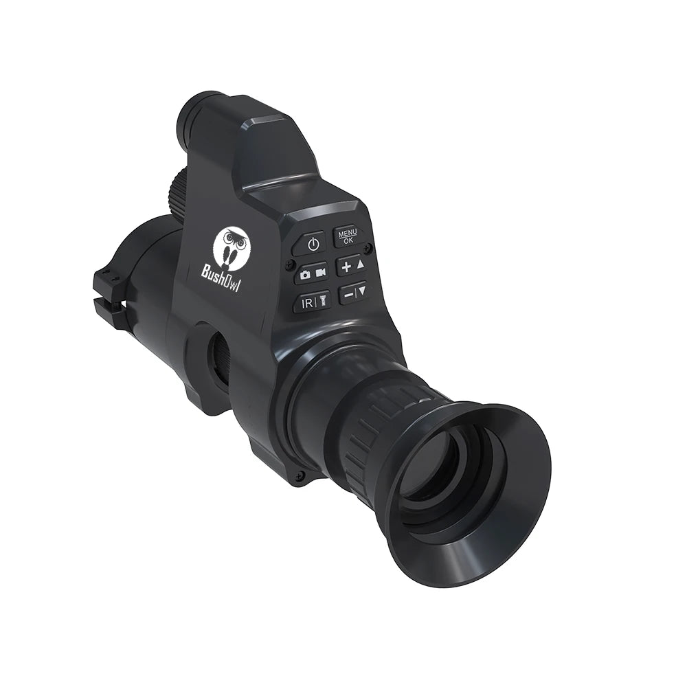 High-Precision Sniper Hunting Scope with Night Vision & Thermal Imaging | Clip-On Rifle Scope Attachment for Outdoor Shooting | Infrared Camera for Low Light Hunting & Tactical Operations