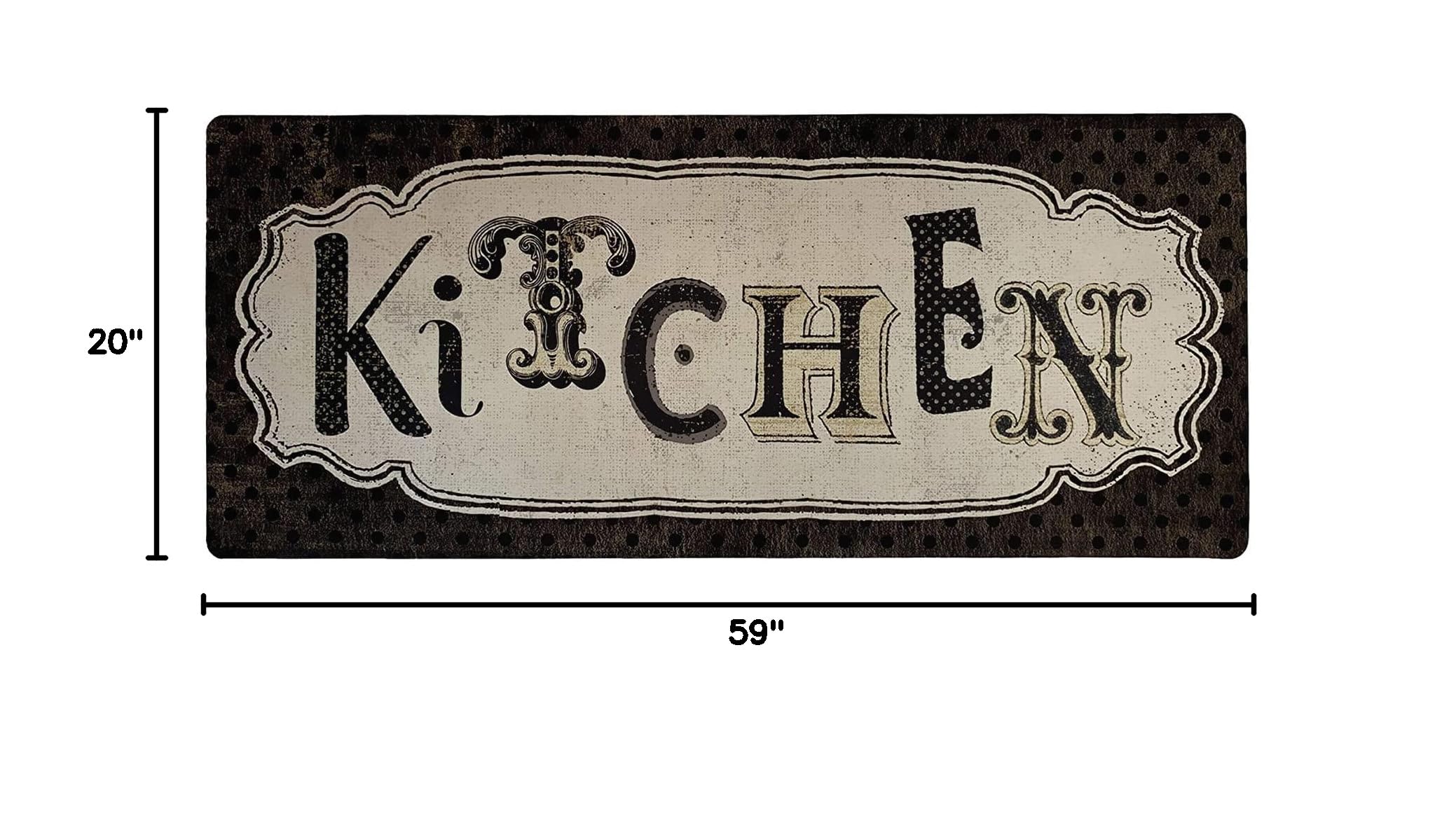 Non-Slip Kitchen Rug 59x20
