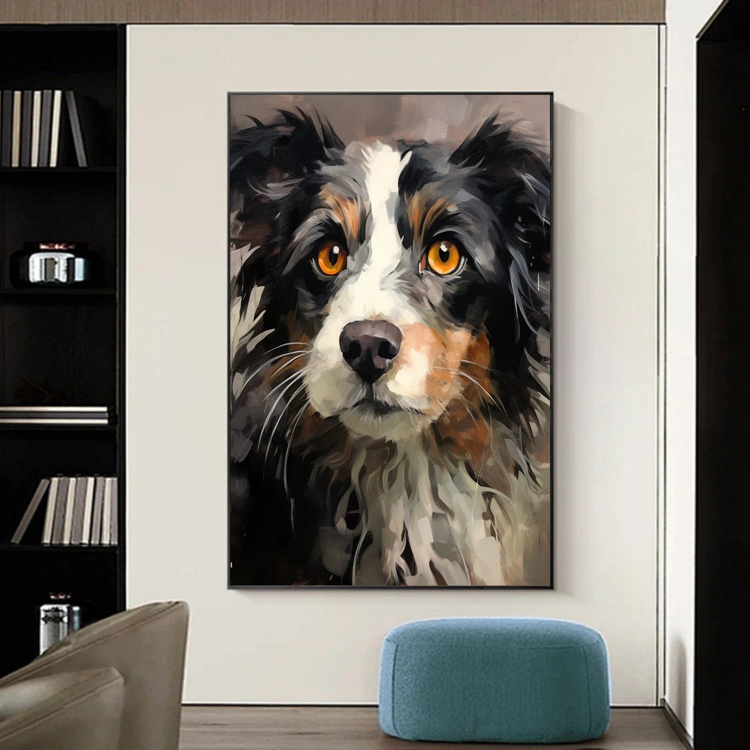 Animal Art Painting #AP128 - Handmade Wildlife Canvas Art for Home & Office Decor | Perfect for Living Room, Bedroom, and Gift Giving