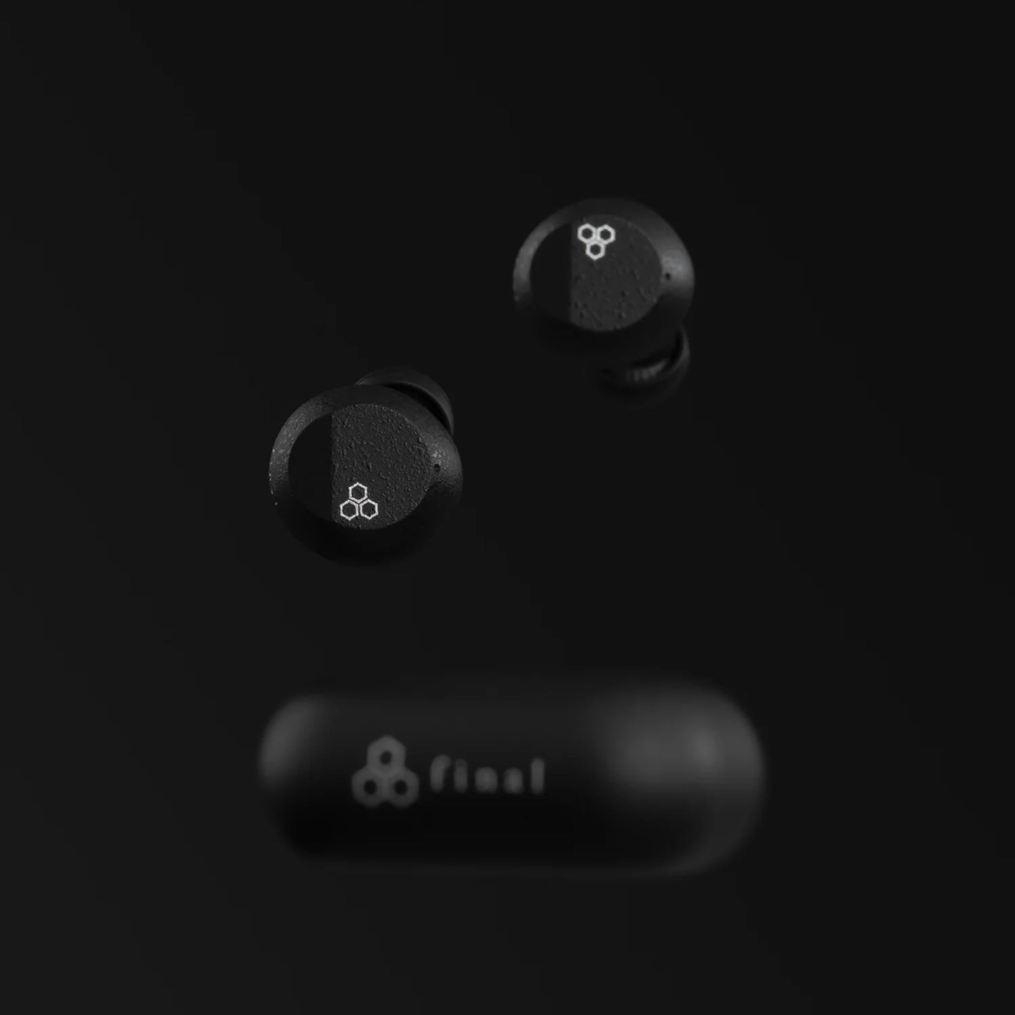 Final ZE3000 SV Black True Wireless Earbuds - Hi-Fi Sound, Noise Cancelling, Bluetooth 5.2 - Perfect for Gym, Running, Commuting & Work from Home