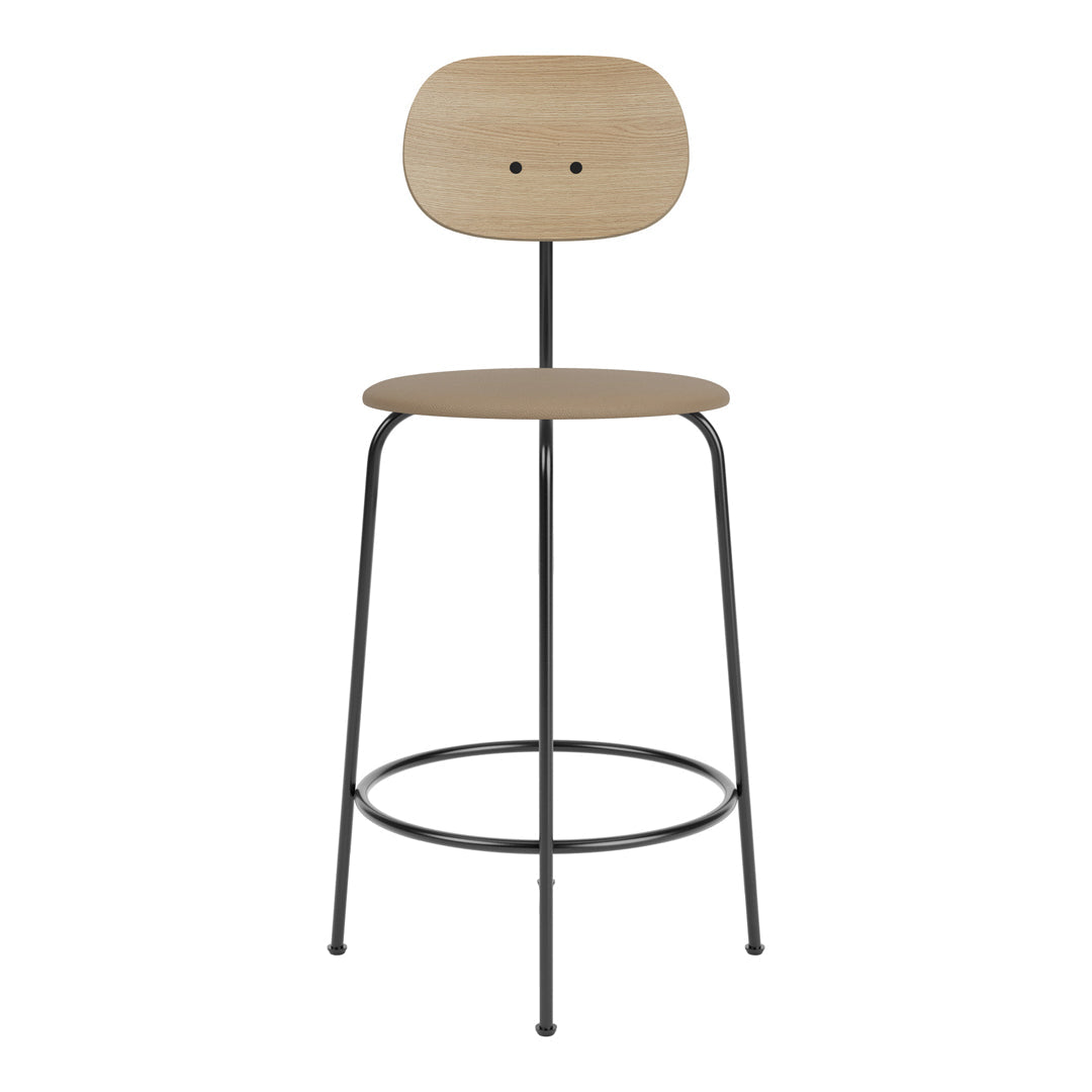 Afteroom Counter Chair Plus - Modern Upholstered Bar Stool for Kitchen Island, Breakfast Nook & Home Bar - Comfortable Seat with Premium Fabric - Adjustable Height Counter Height Stool