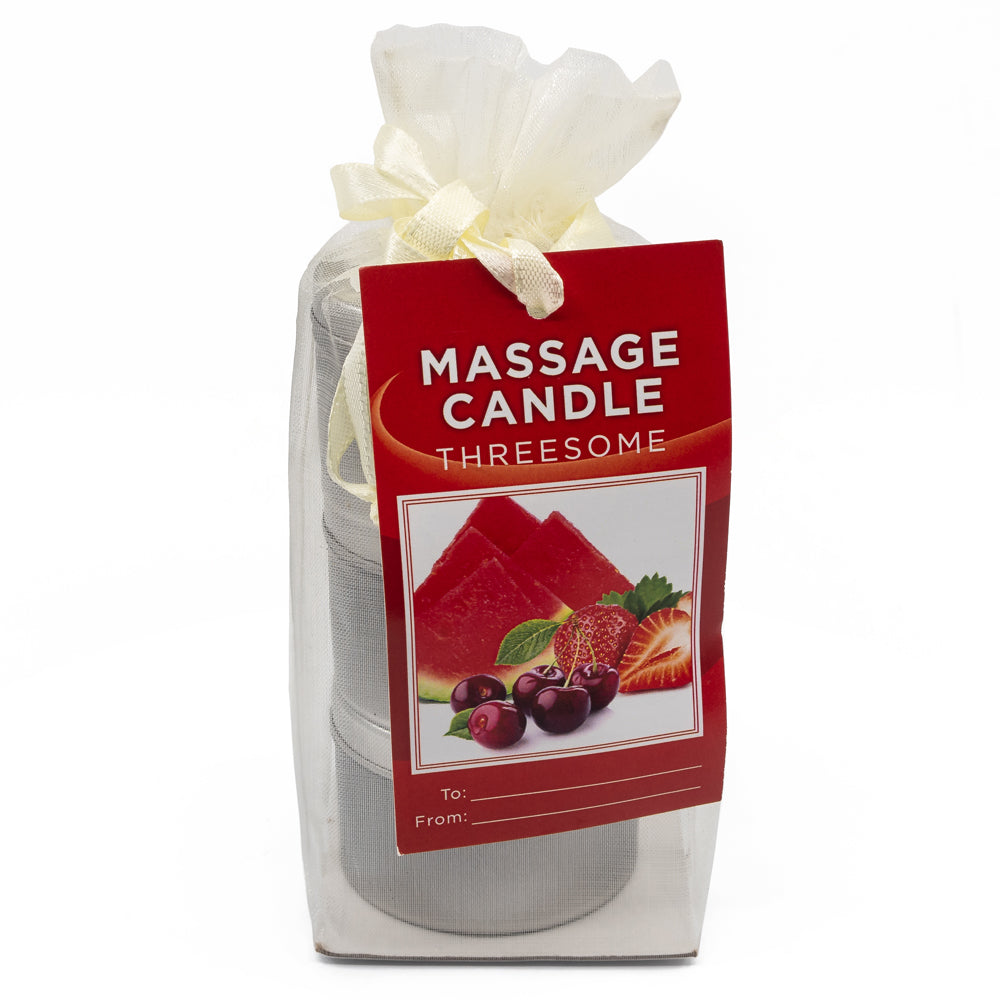 Earthly Body Edible Massage Candle - Romantic Couples Gift Set for Sensual Massage & Intimate Moments - Perfect for Valentine's Day, Anniversary & Spice Up Your Relationship