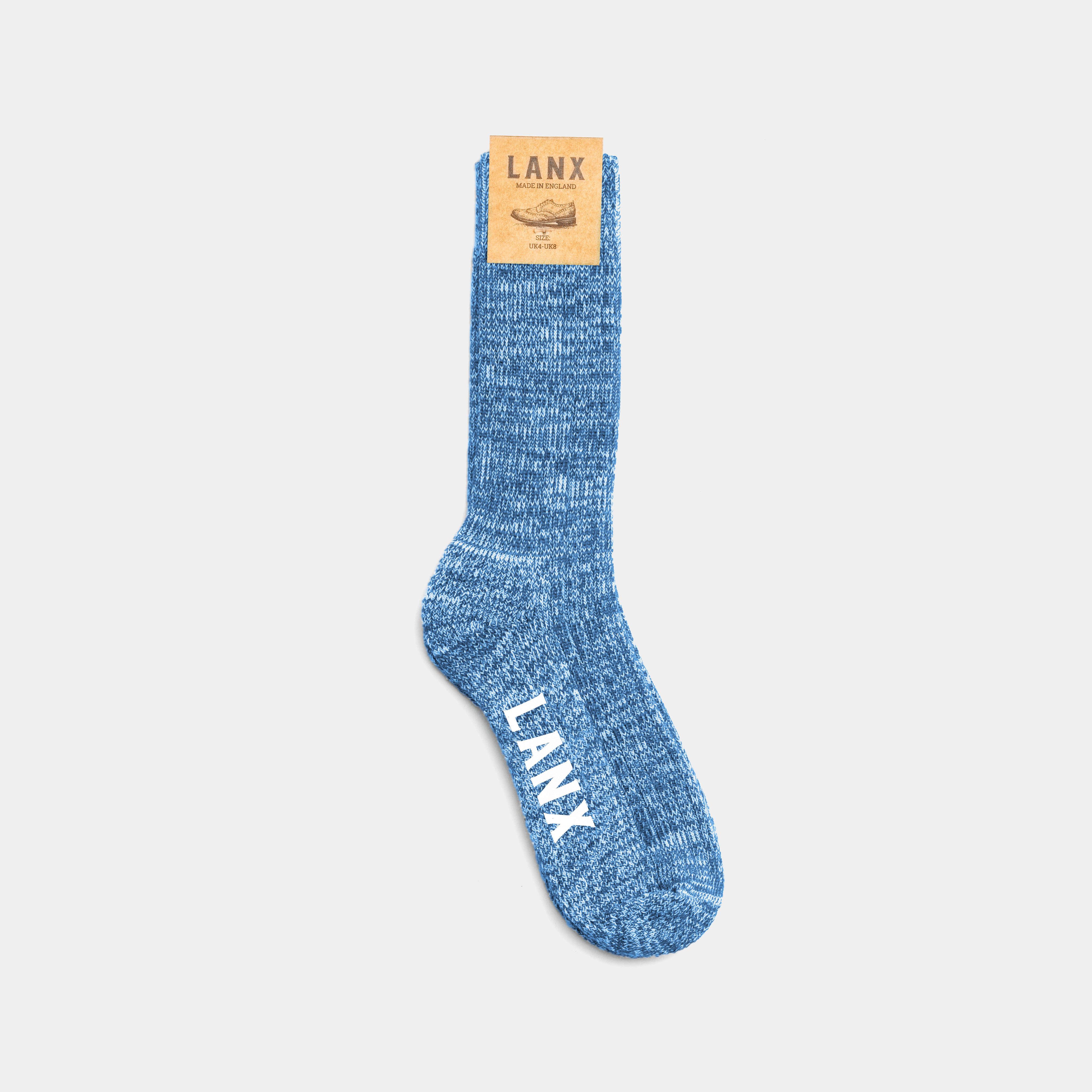 Premium Fleck Socks - Royal Blue Comfortable Crew Socks for Men & Women | Perfect for Casual Wear, Sports & Everyday Use