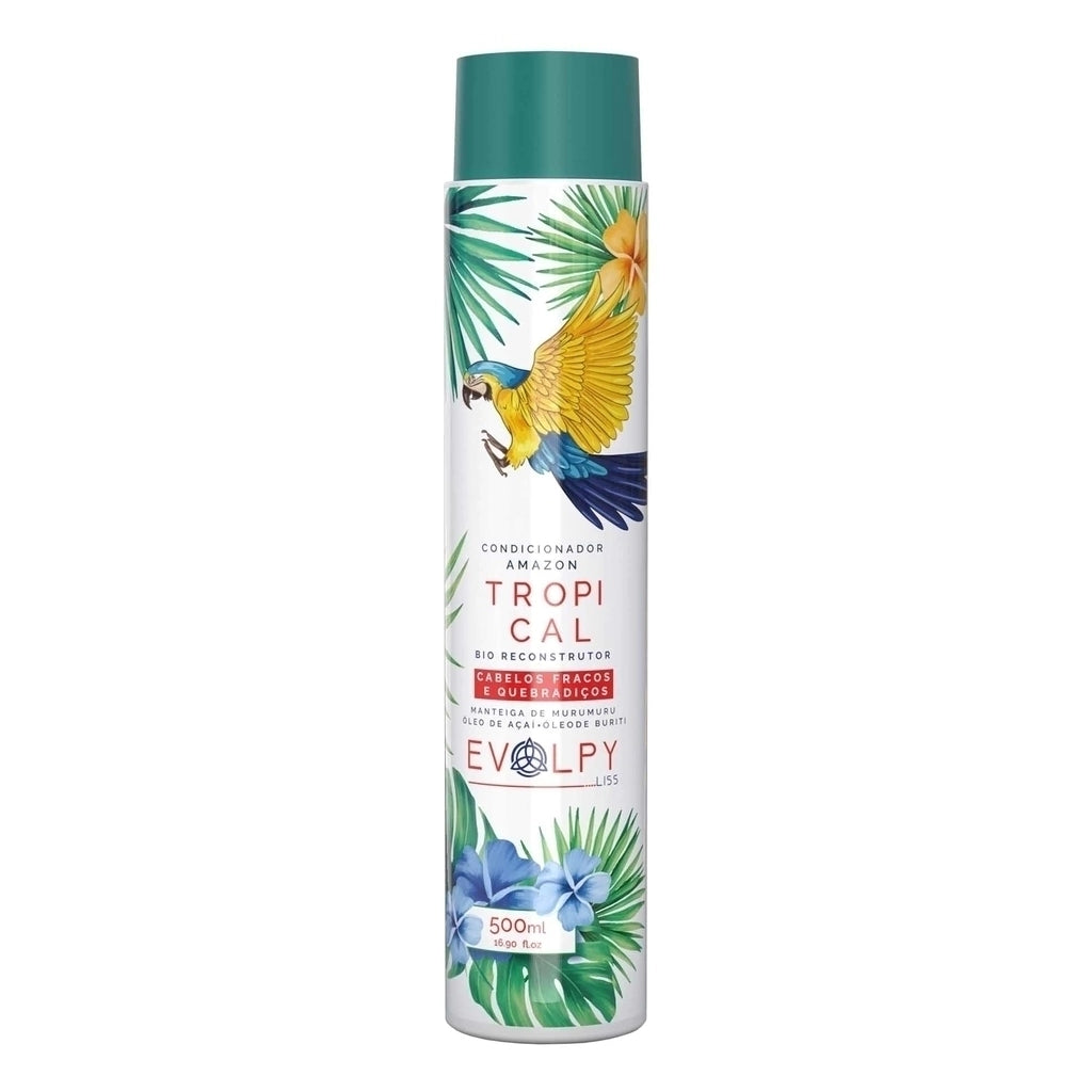 500ml Bio Reconstructor Tropical Amazon Evolpy Liss Conditioner - Deep Hydrating Hair Treatment for Dry & Damaged Hair - Perfect for Salon-Quality Smoothness at Home