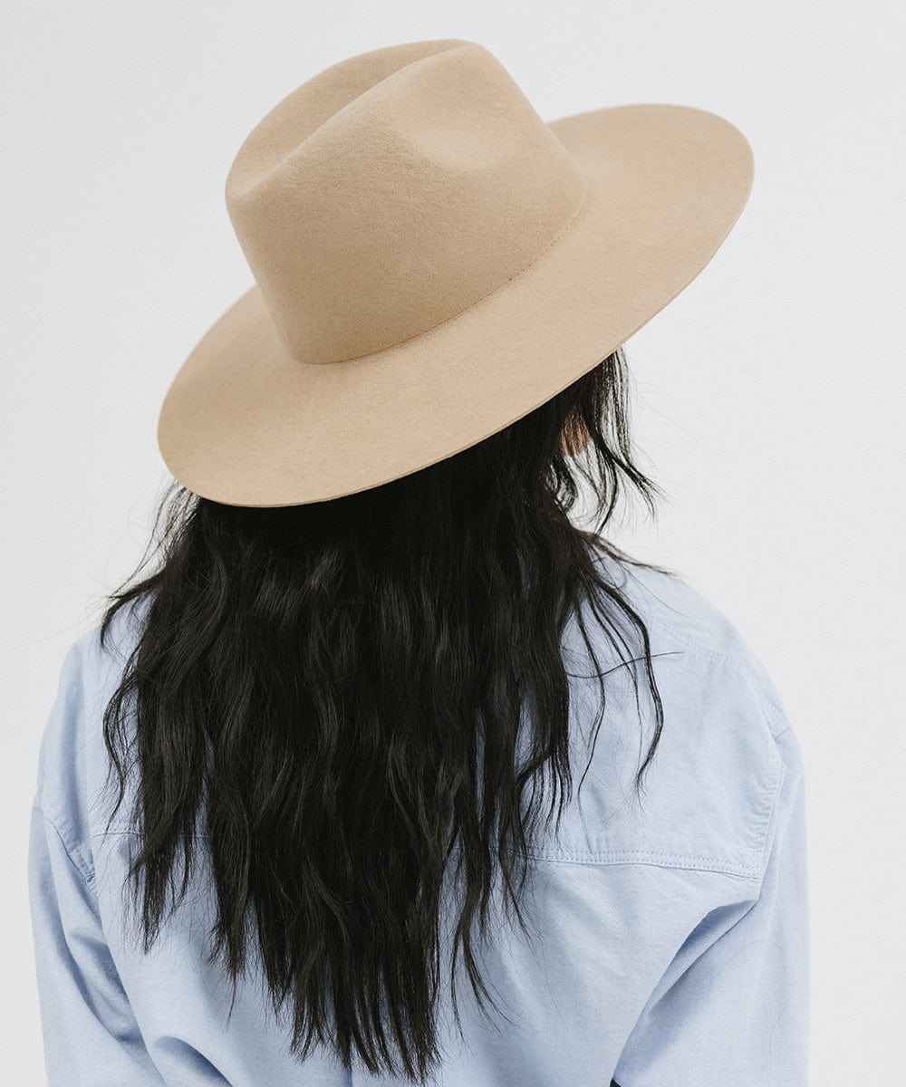 Emma Wide Brim Fedora Hat for Women - Stylish Sun Hat with UPF 50+ Protection - Perfect for Beach, Outdoor, and Summer Fashion