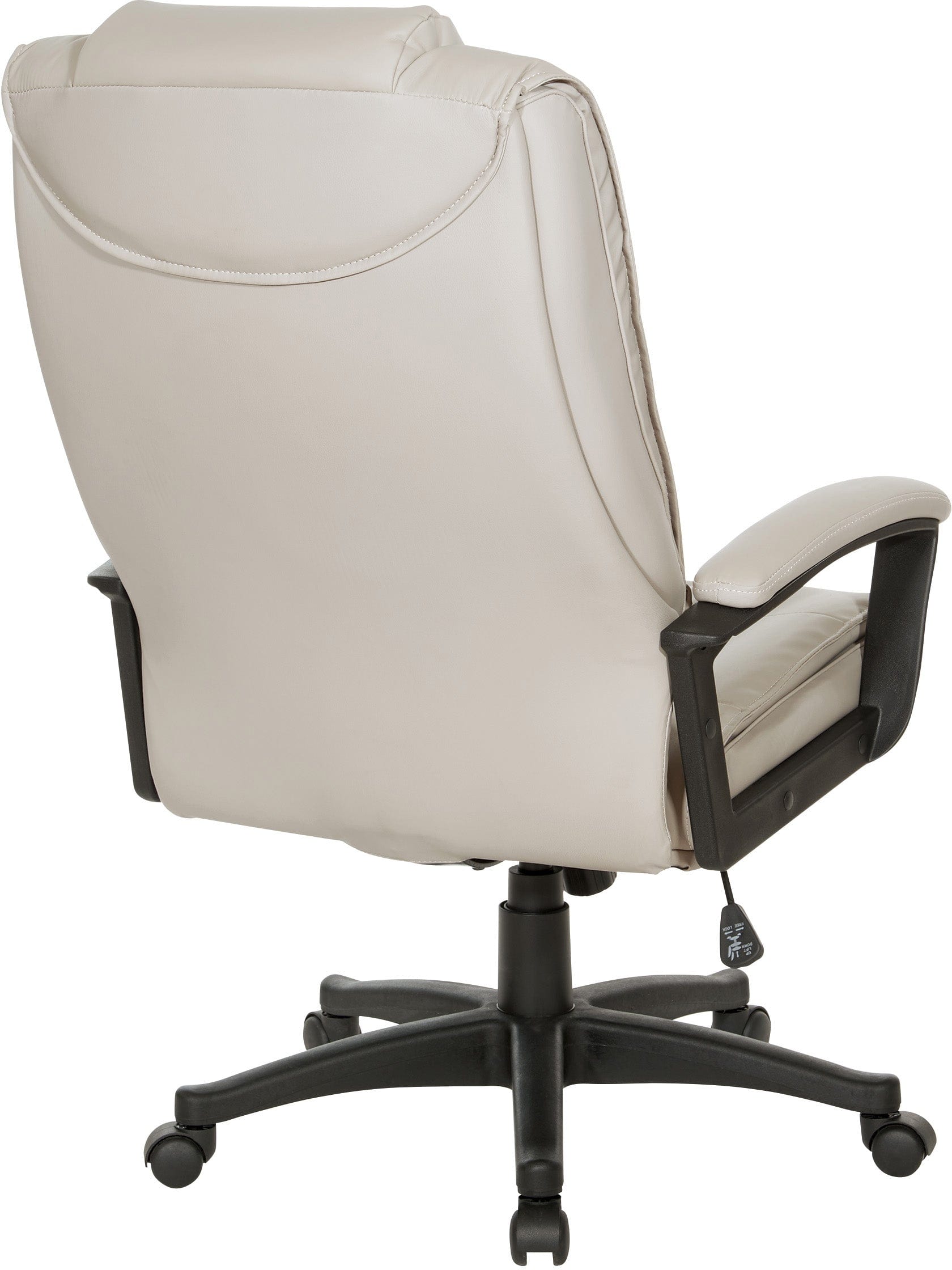 Office Star High Back Bonded Leather Executive Chair [EC5162] - Ergonomic Desk Chair for Home Office & Business, Comfortable Computer Chair for Long Hours Work