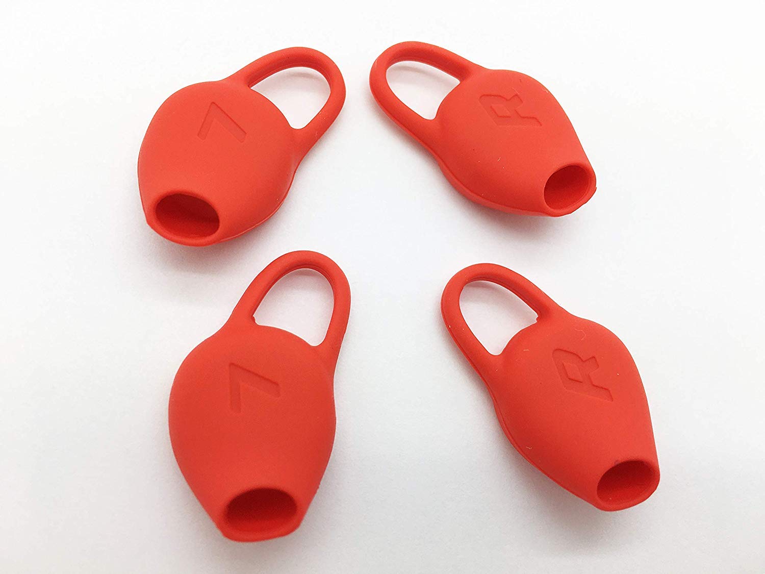 Premium Earbud Tips for Plantronics BackBeat FIT 3100/2100 Wireless Sports Headphones - Soft Silicone Replacement Ear Gels (4-Pack, Red) - Perfect for Running, Gym Workouts & Active Lifestyles