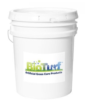 BioS+ Artificial Turf Pet Odor Eliminator - Organic, Non-Toxic Enzyme Concentrate for Dogs & Cats - Safe for Kids, Pets & Plants - 5 Gallon - Perfect for Backyards, Kennels & Pet Play Areas