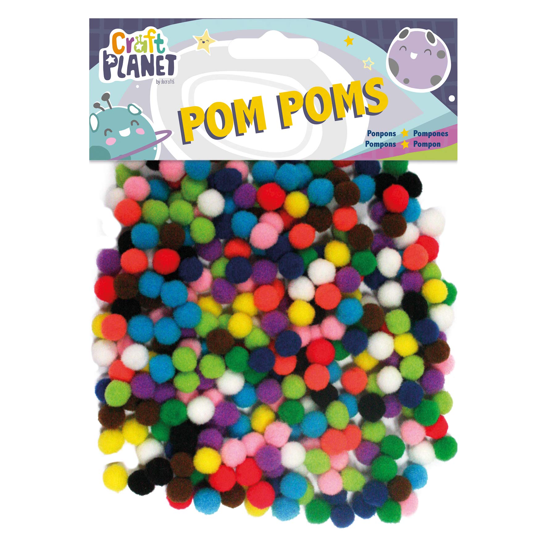 7mm Fluffy Pom Pom Balls - 9g Assorted Colors for DIY Crafts, Christmas & Birthday Decorations | Perfect for Scrapbooking, Gift Wrapping & Home Decor