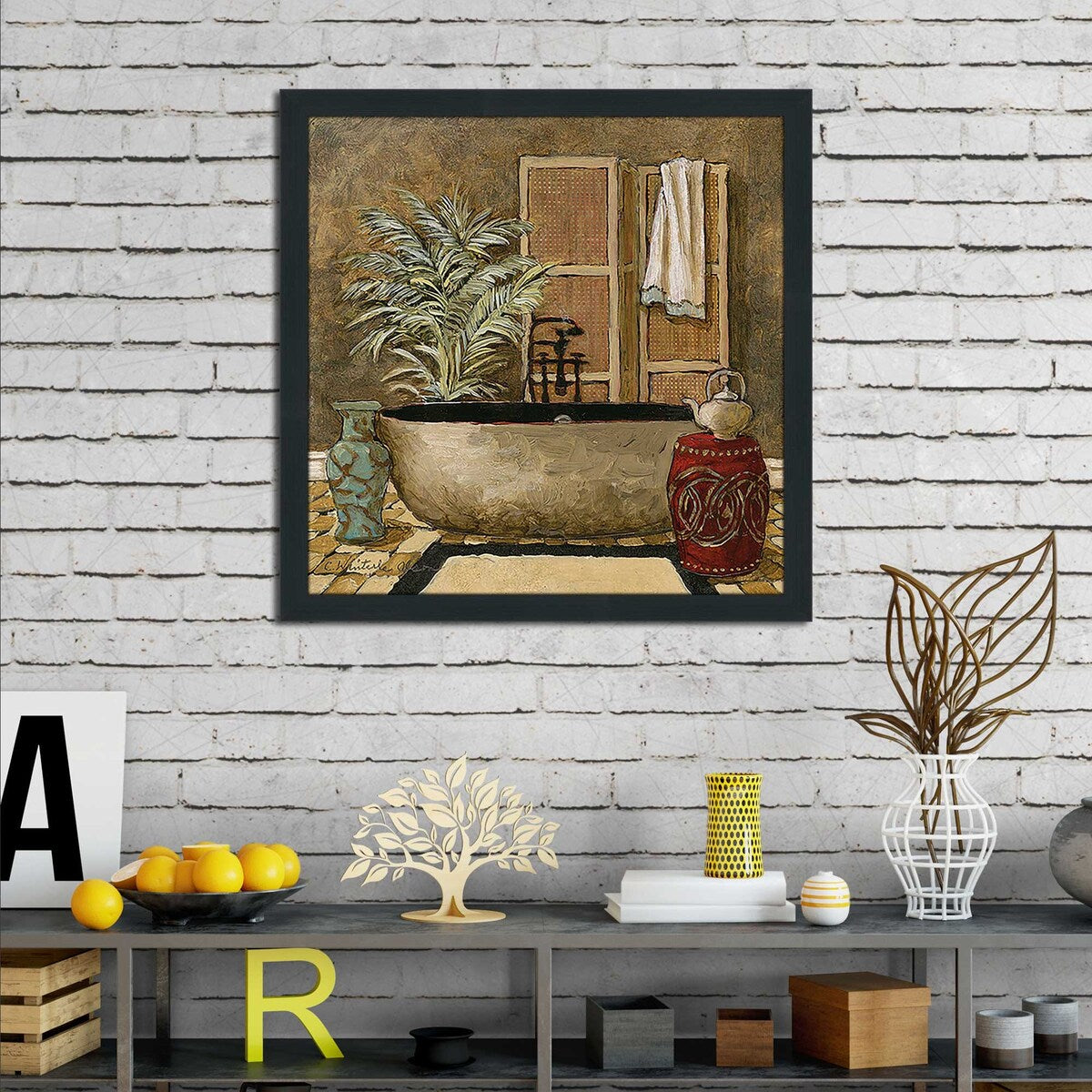 Asian Warmth Print on Acrylic - Vibrant Wall Art Decor for Living Room, Bedroom & Office - Perfect Home Decoration Gift
