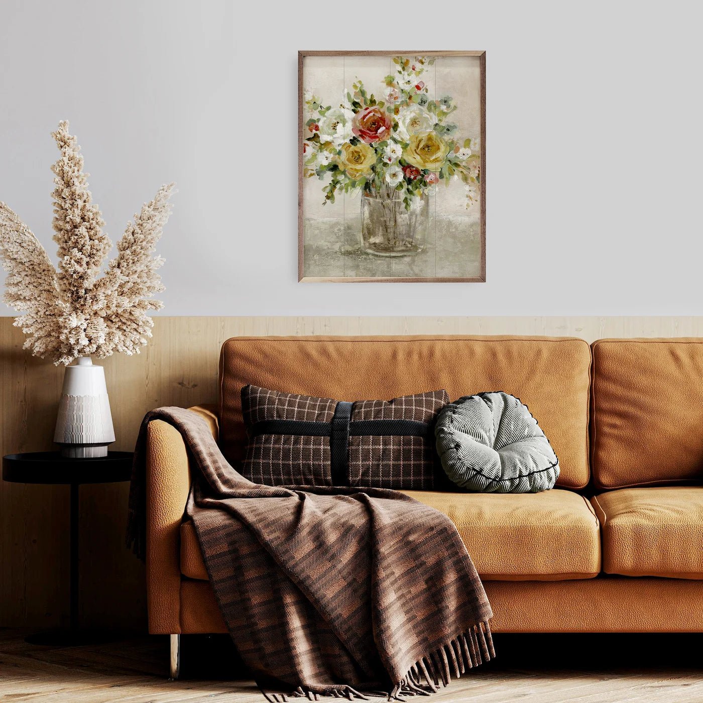 Autumn Floral Framed Wall Art Print by Carol Robinson - Perfect for Home Decor, Living Room, Bedroom & Office