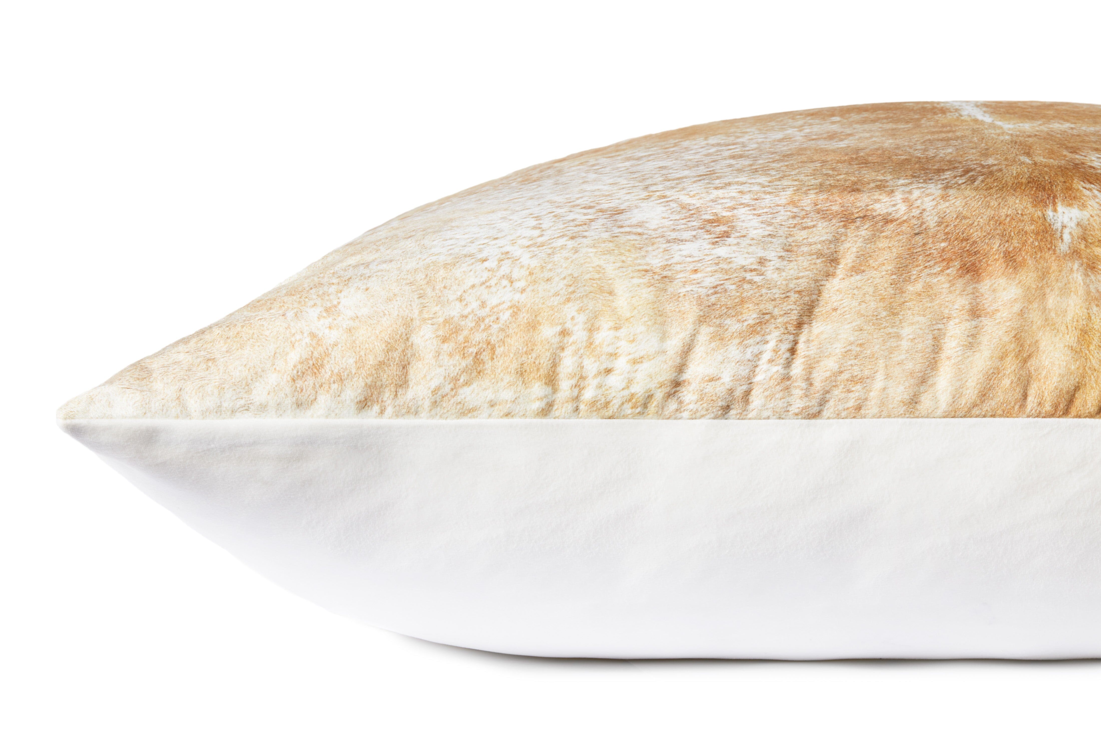 Loloi Floor Pillow - Soft Beige & White Bohemian Style Cushion for Living Room, Bedroom, or Nursery Decor | Cozy Seating for Relaxing, Lounging, and Meditation